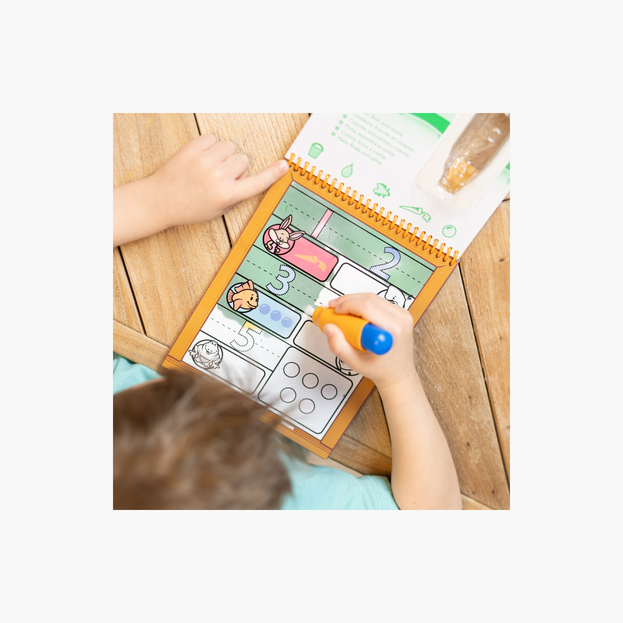 دفتر تلوين وأنشطة مائي للأرقام مع قلم من ميليسا آند دوج-toys-educational-readingandwriting-image-4