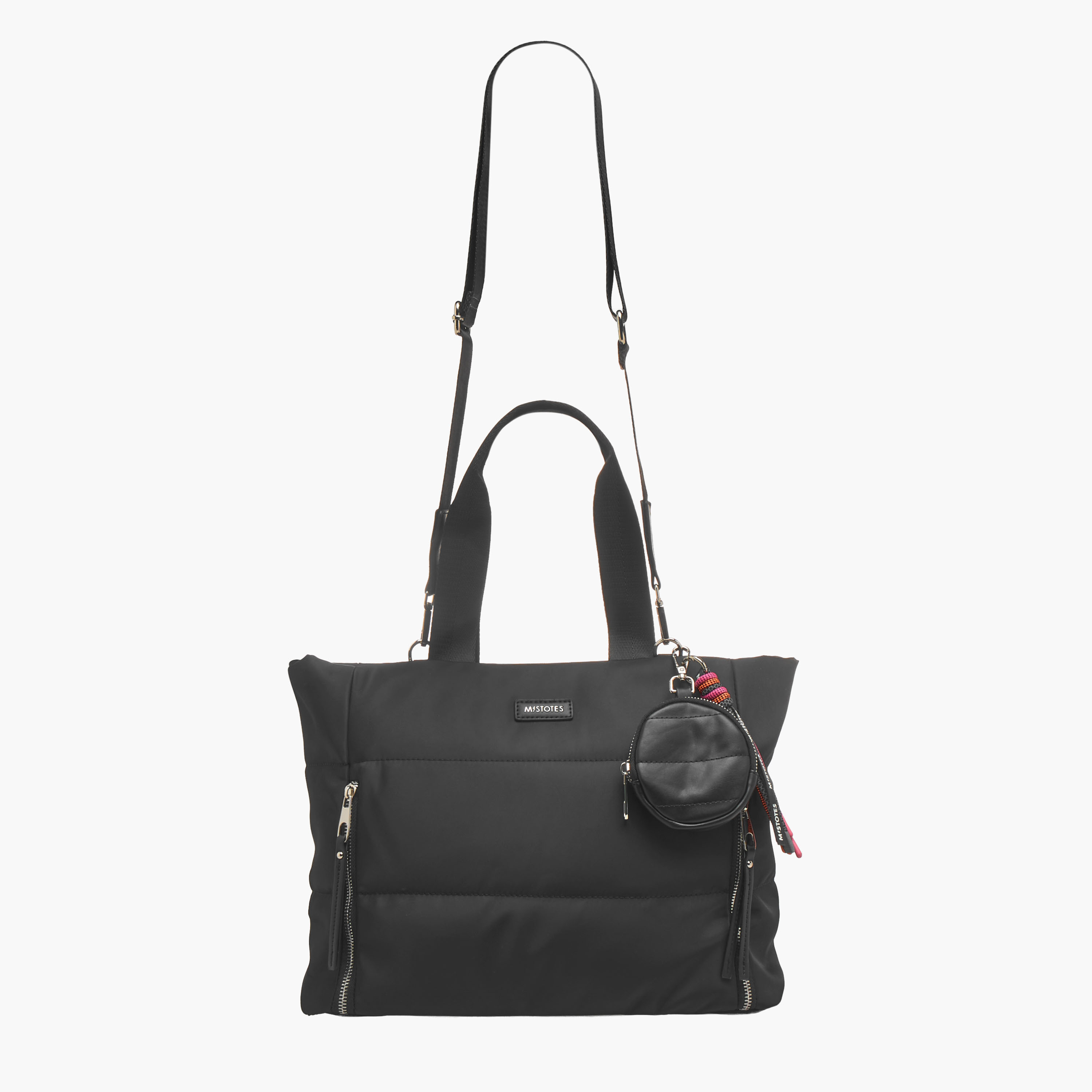 Mistotes Quilted Tote Bag with Detachable Pouch-women-bagsandwallets-handbags-image-3