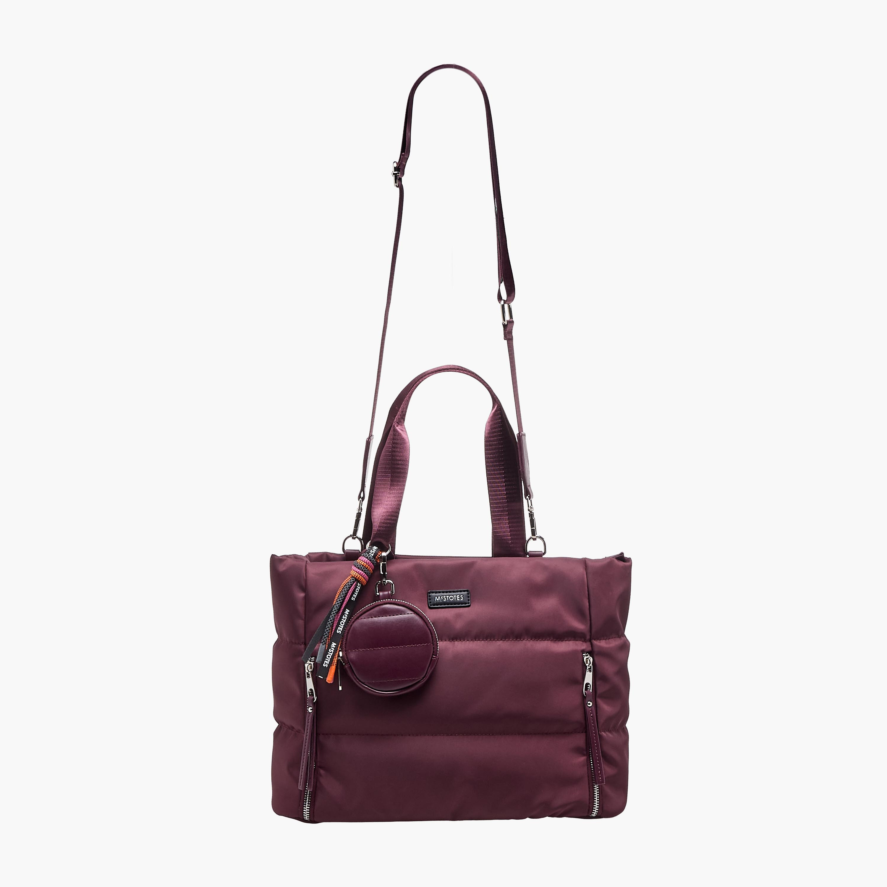 Mistotes Quilted Tote Bag with Detachable Pouch-women-bagsandwallets-handbags-image-3