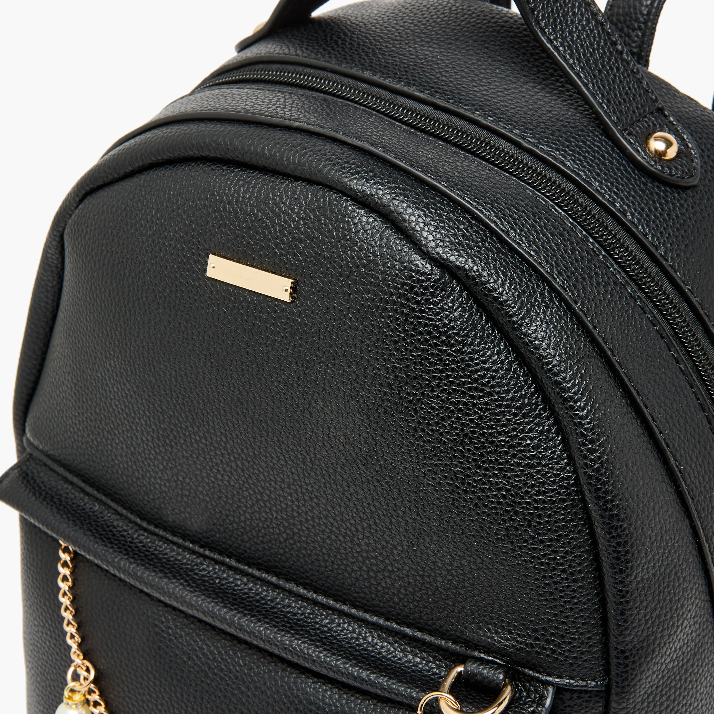 Sasha Charm Embellished Backpack with Adjustable Straps-women-bagsandwallets-backpacks-image-5