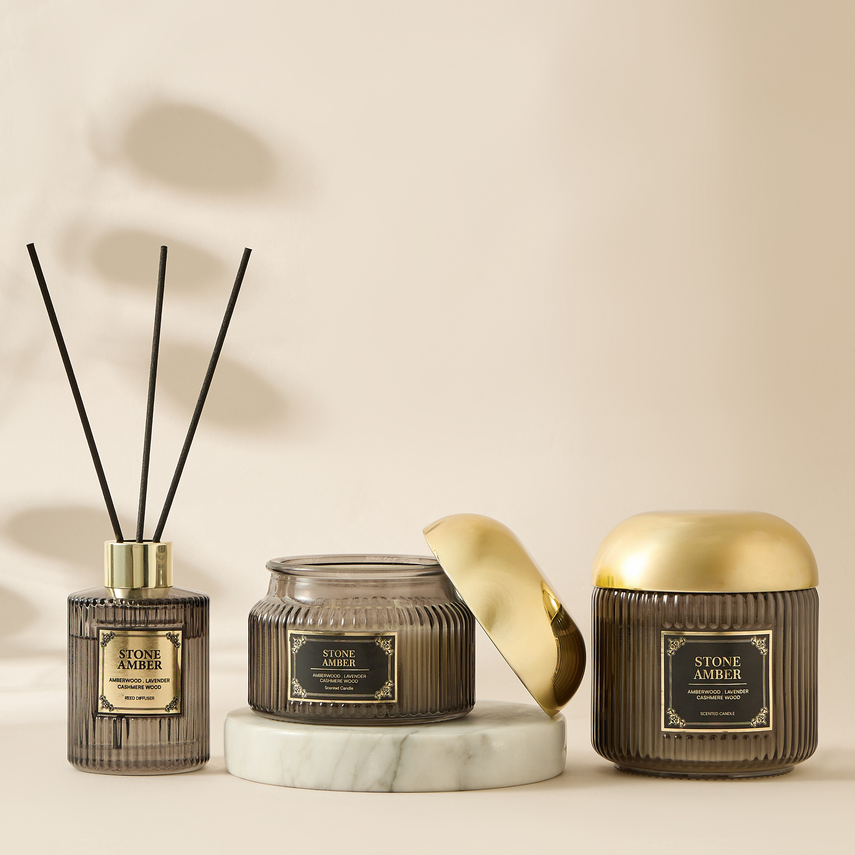 Atelier Stone Amber Jar Candle - 180 gms-household-homefragrance-candles-image-5
