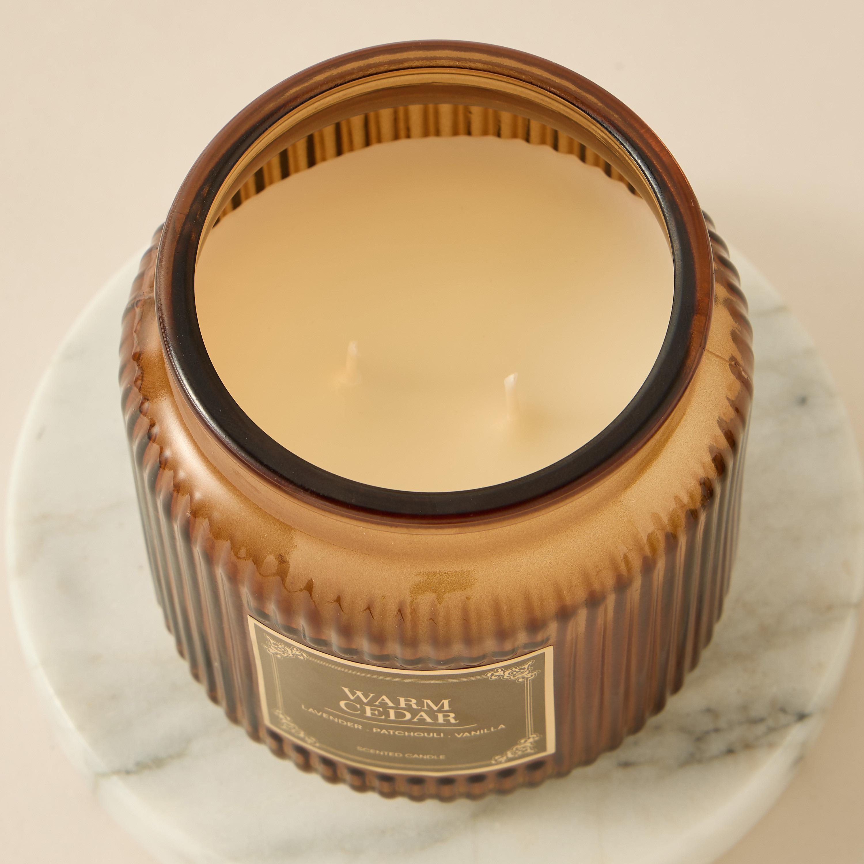 Atelier Warm Cedar Jar Candle - 370 gms-household-homefragrance-candles-image-3