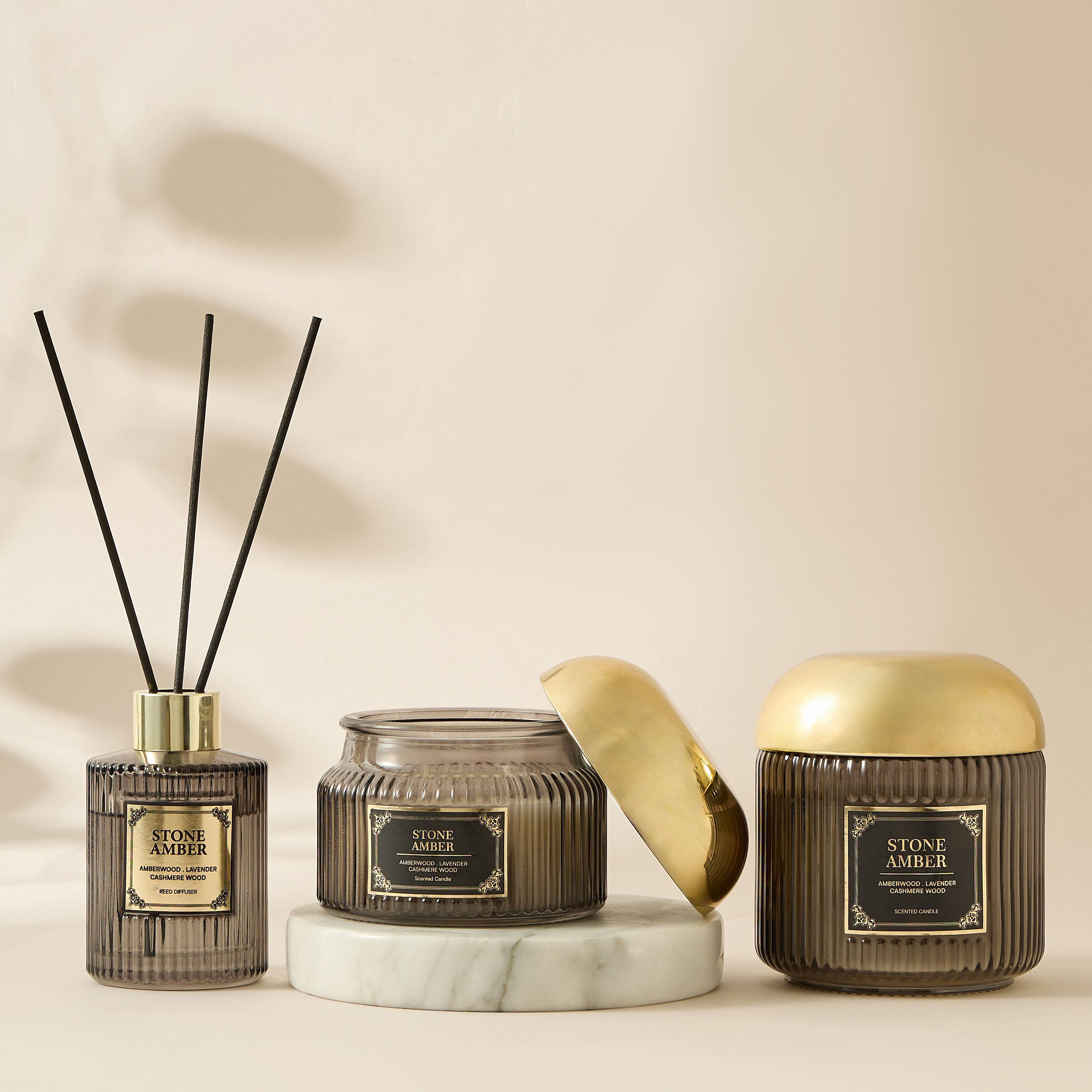 Atelier Stone Amber Jar Candle - 370 gms-household-homefragrance-candles-image-5