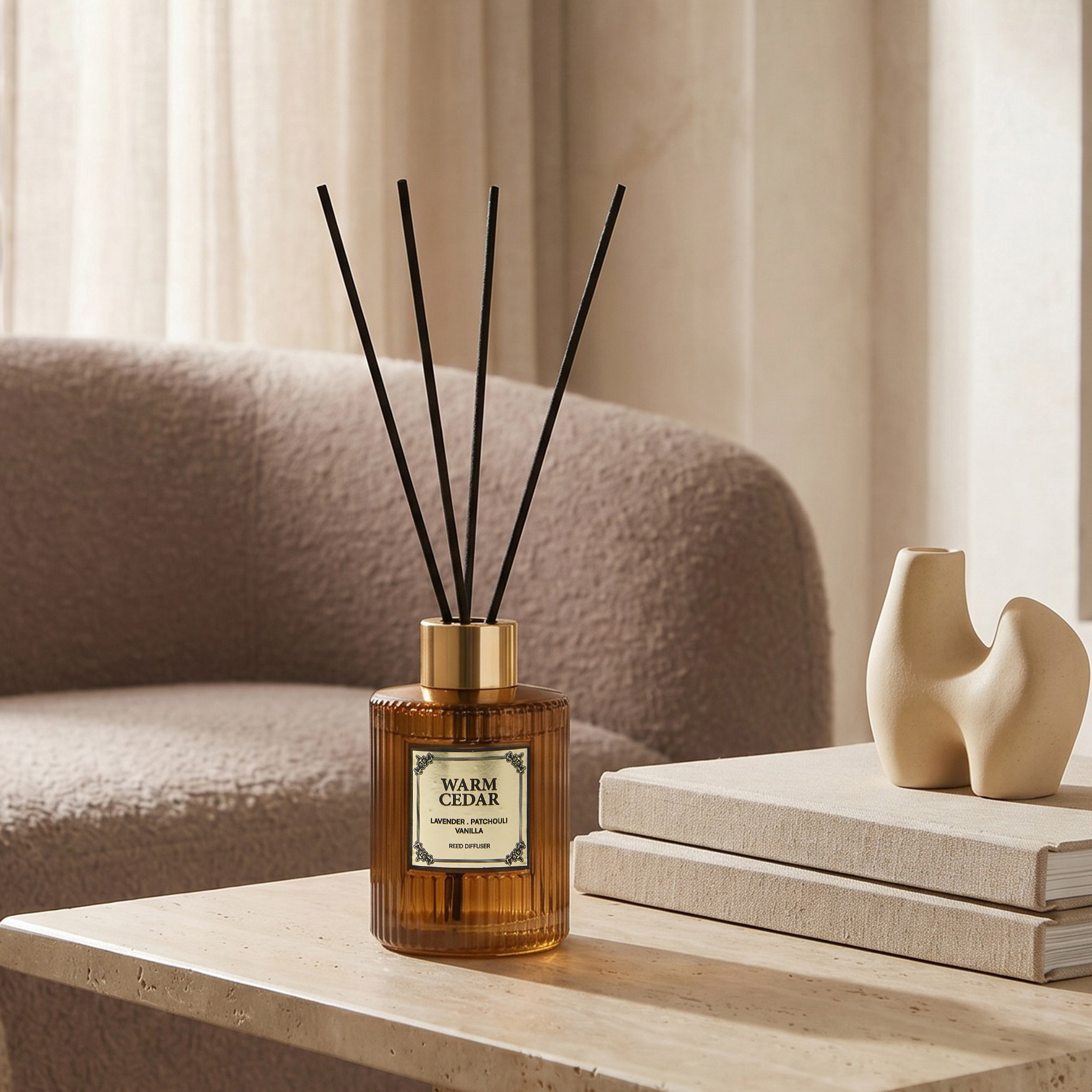 Atelier Warm Cedar Reed Diffuser - 100 ml-household-homefragrance-reeddiffusers-image-4