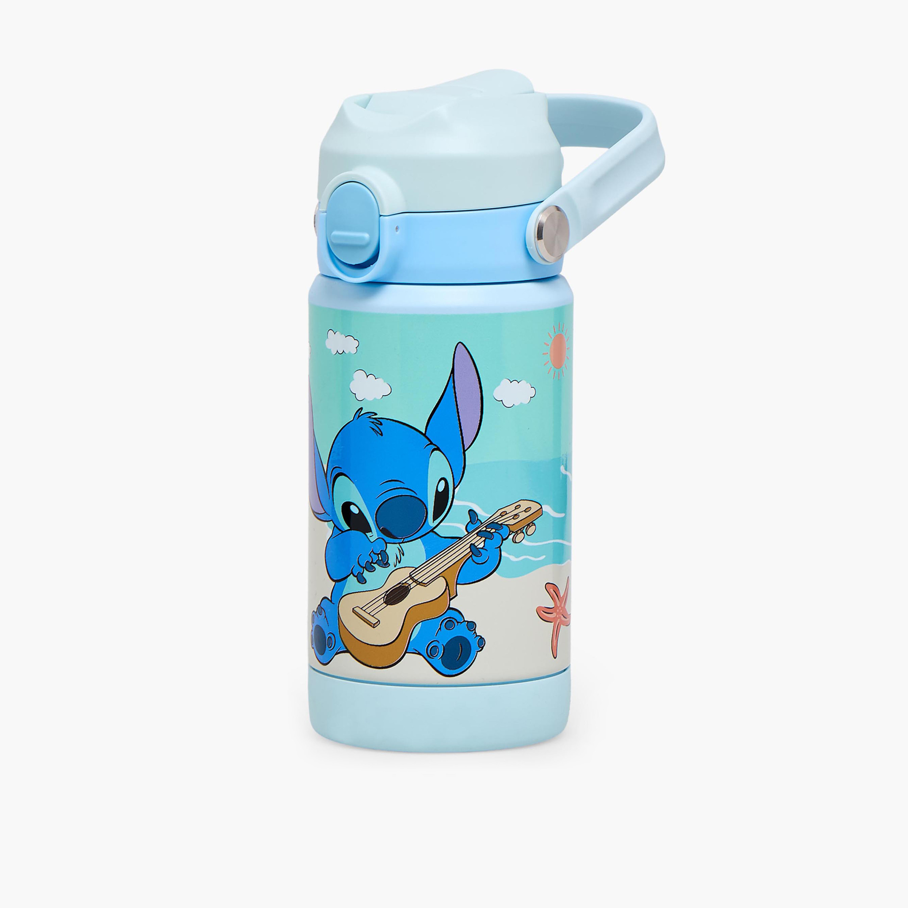 قارورة مياه ستانلس ستيل بفوهة قلابة ومقبض وطبعات من ديزني-school-waterbottles-image-1