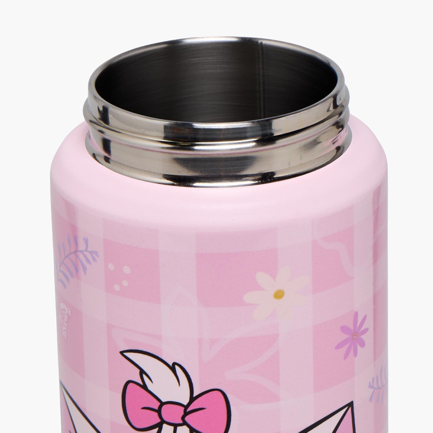 Disney Marie Print Stainless Steel Water Bottle with Flip Spout and Handle-school-waterbottles-image-5