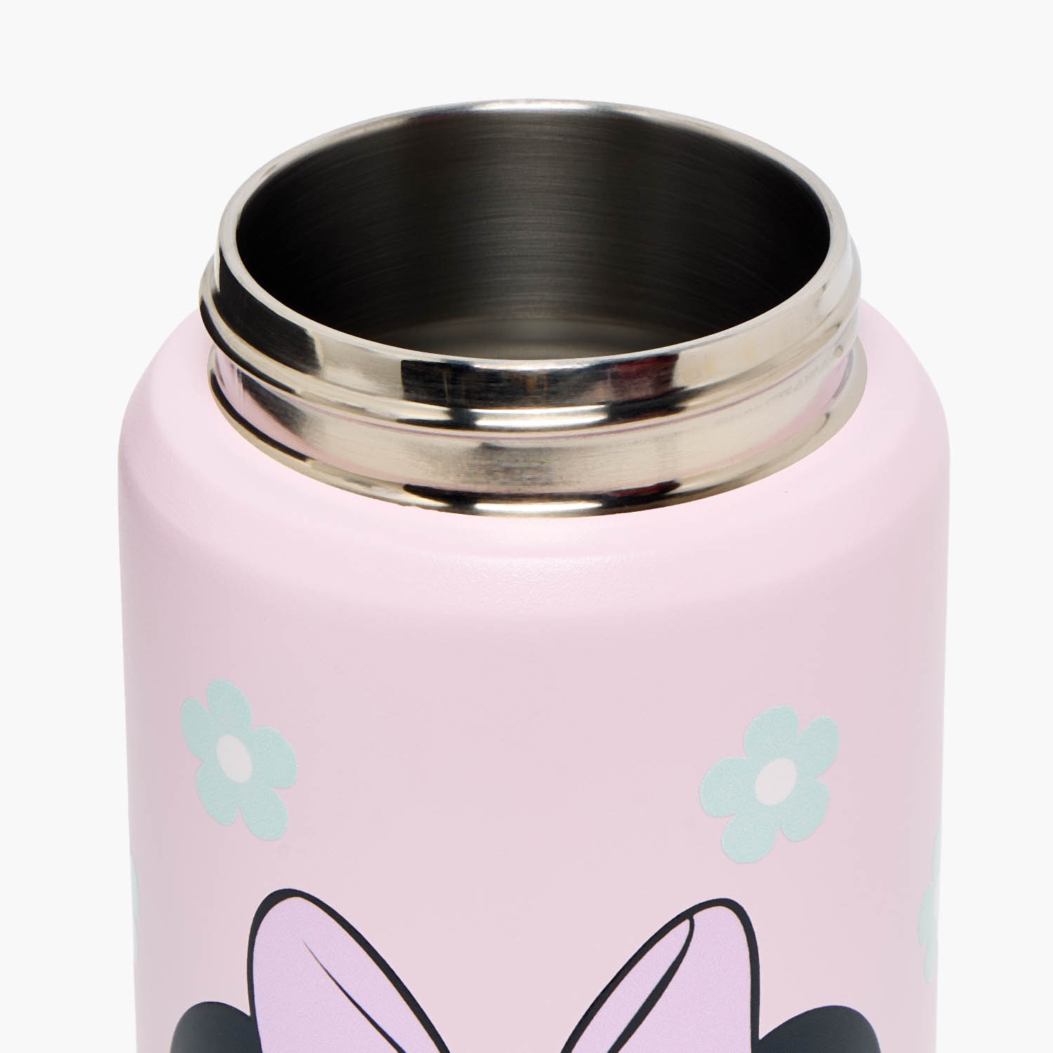 Disney Minnie Mouse Print Stainless Steel Water Bottle with Flip Spout and Handle-school-waterbottles-image-5