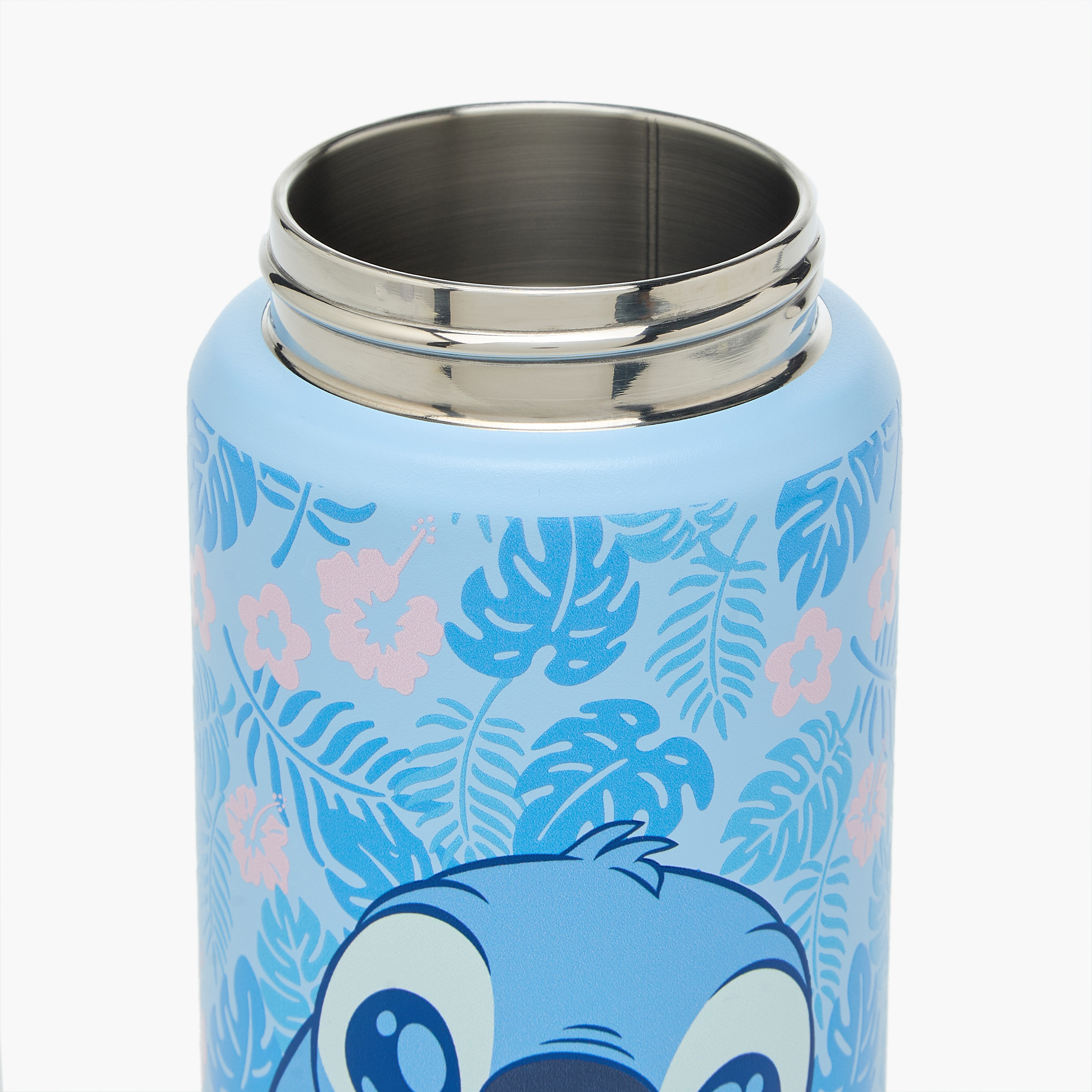 Disney Stitch Print Stainless Steel Water Bottle with Sipper-school-waterbottles-image-5