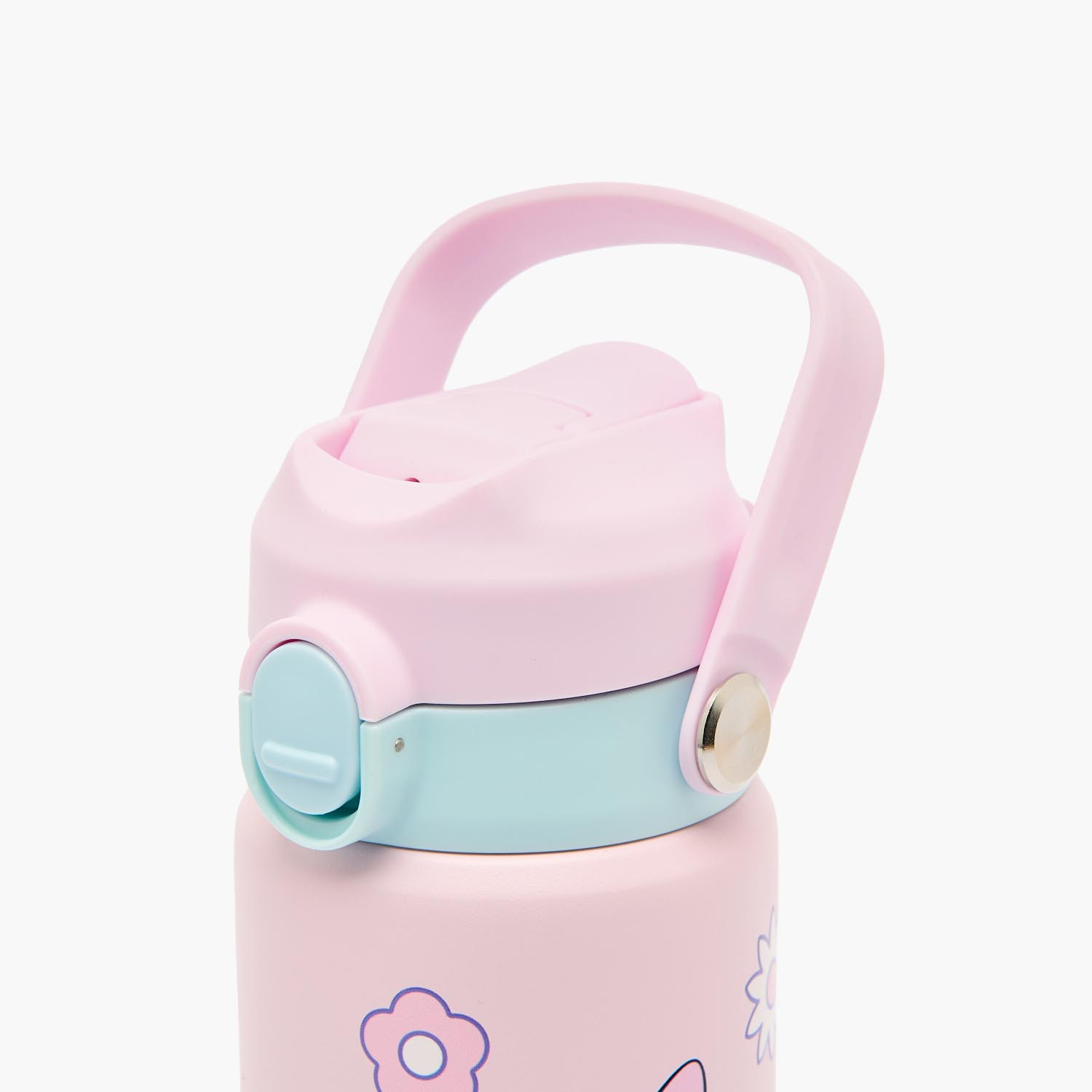 قارورة مياه ستانلس ستيل بفوهة قلابة ومقبض وطبعات من ديزني-school-waterbottles-image-4