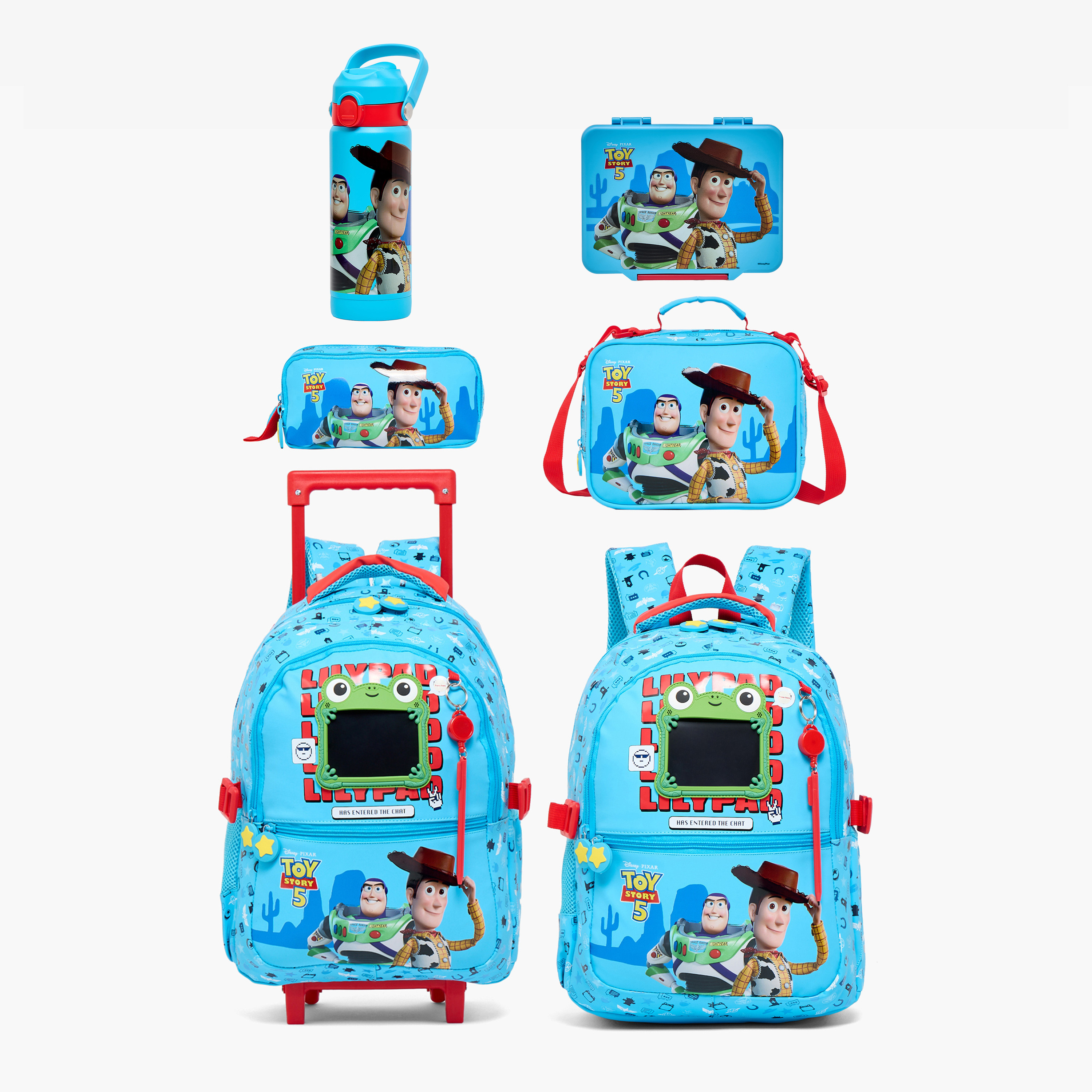 قارورة مياه ستانلس ستيل بفوهة قلابة ومقبض وطبعات من ديزني-school-waterbottles-image-10
