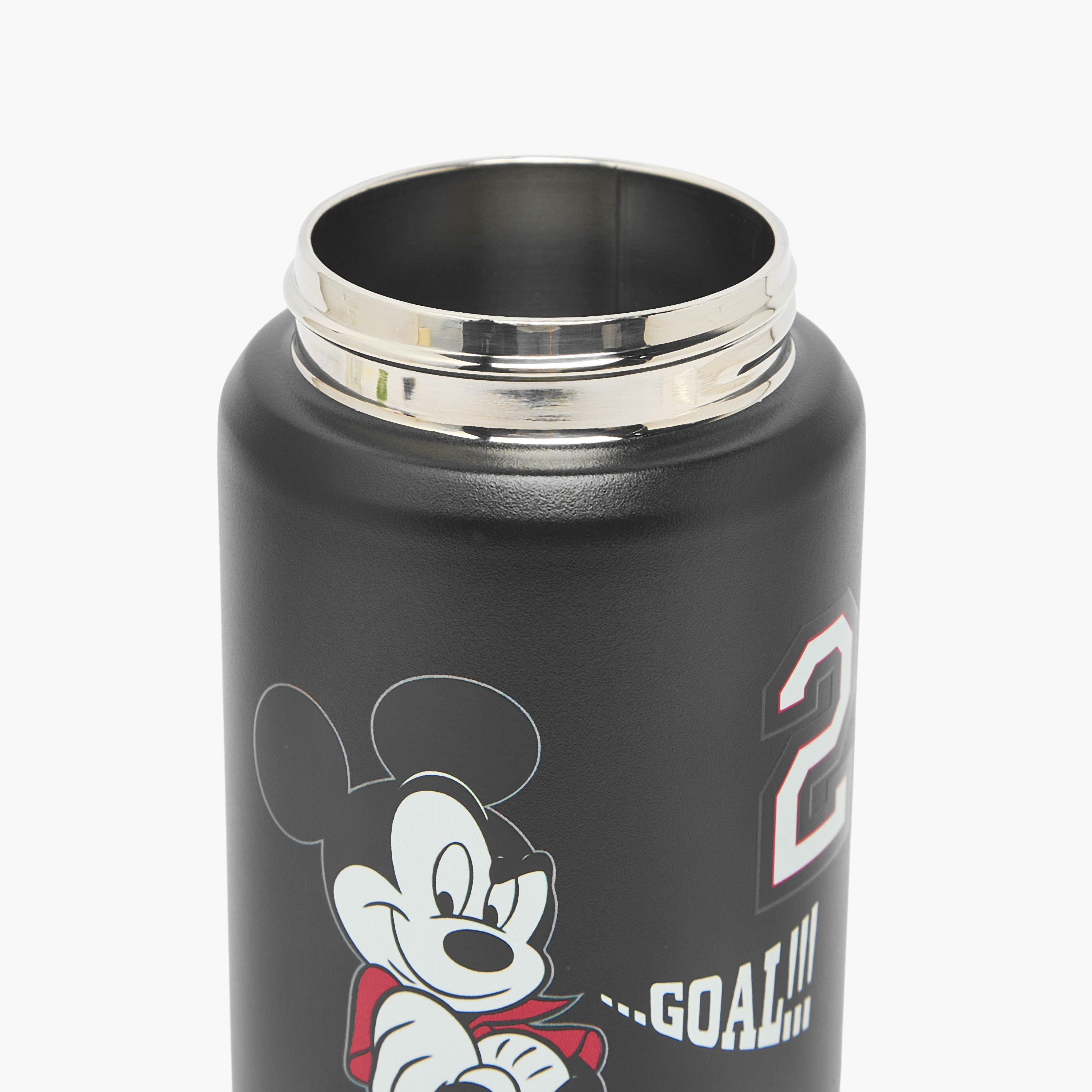 Disney Mickey Mouse Print Stainless Steel Water Bottle with Flip Spout and Handle-school-waterbottles-image-5