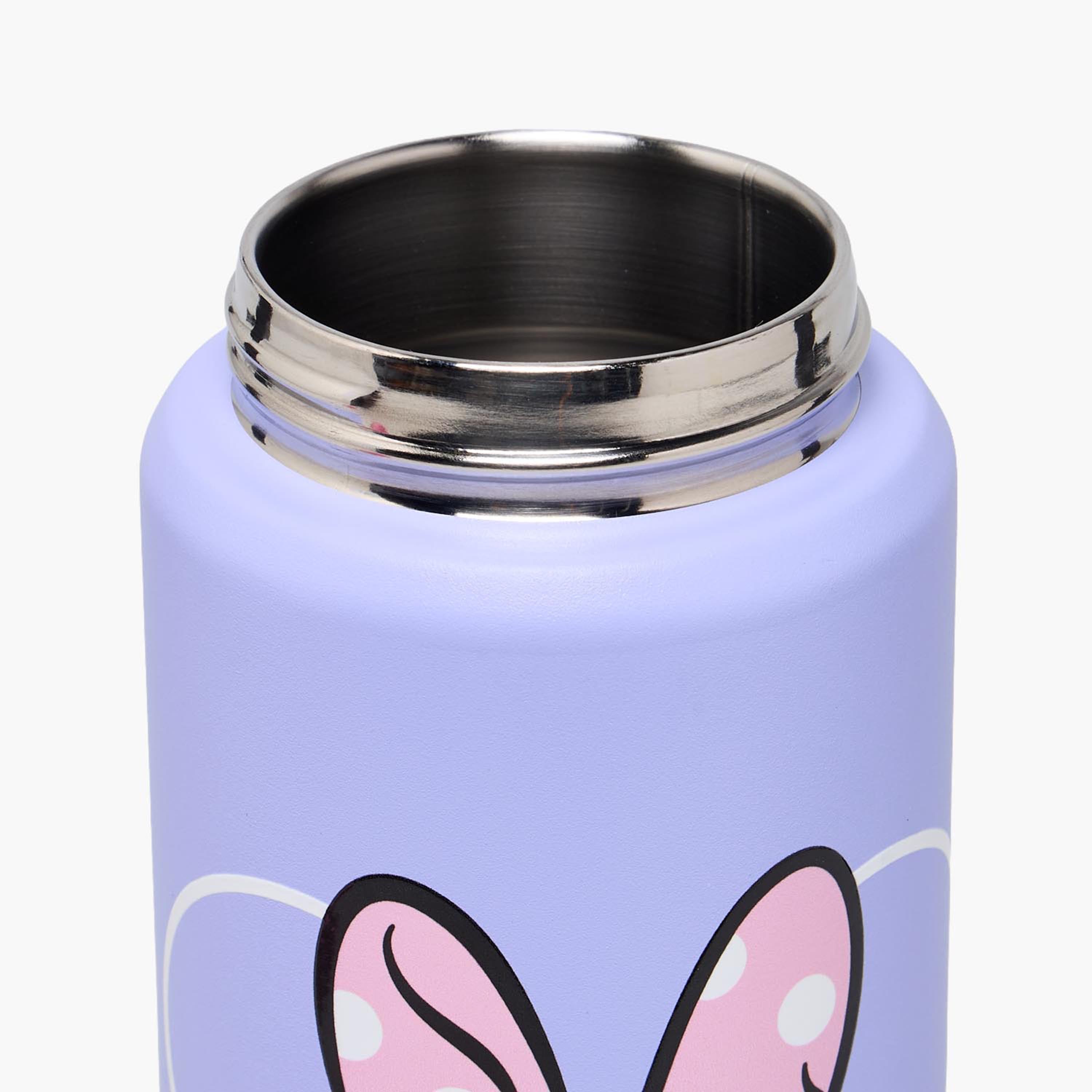 قارورة مياه ستانلس ستيل بفوهة ومقبض وطبعات ميني ماوس من ديزني-school-waterbottles-image-5