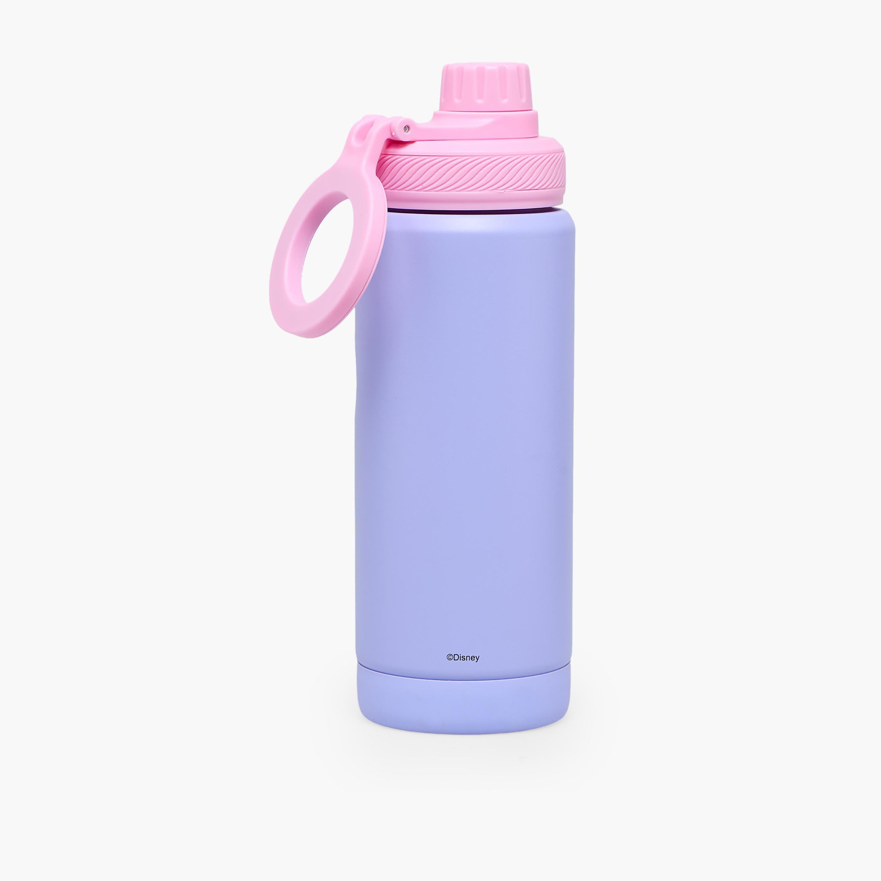 قارورة مياه ستانلس ستيل بفوهة ومقبض وطبعات ميني ماوس من ديزني-school-waterbottles-image-7