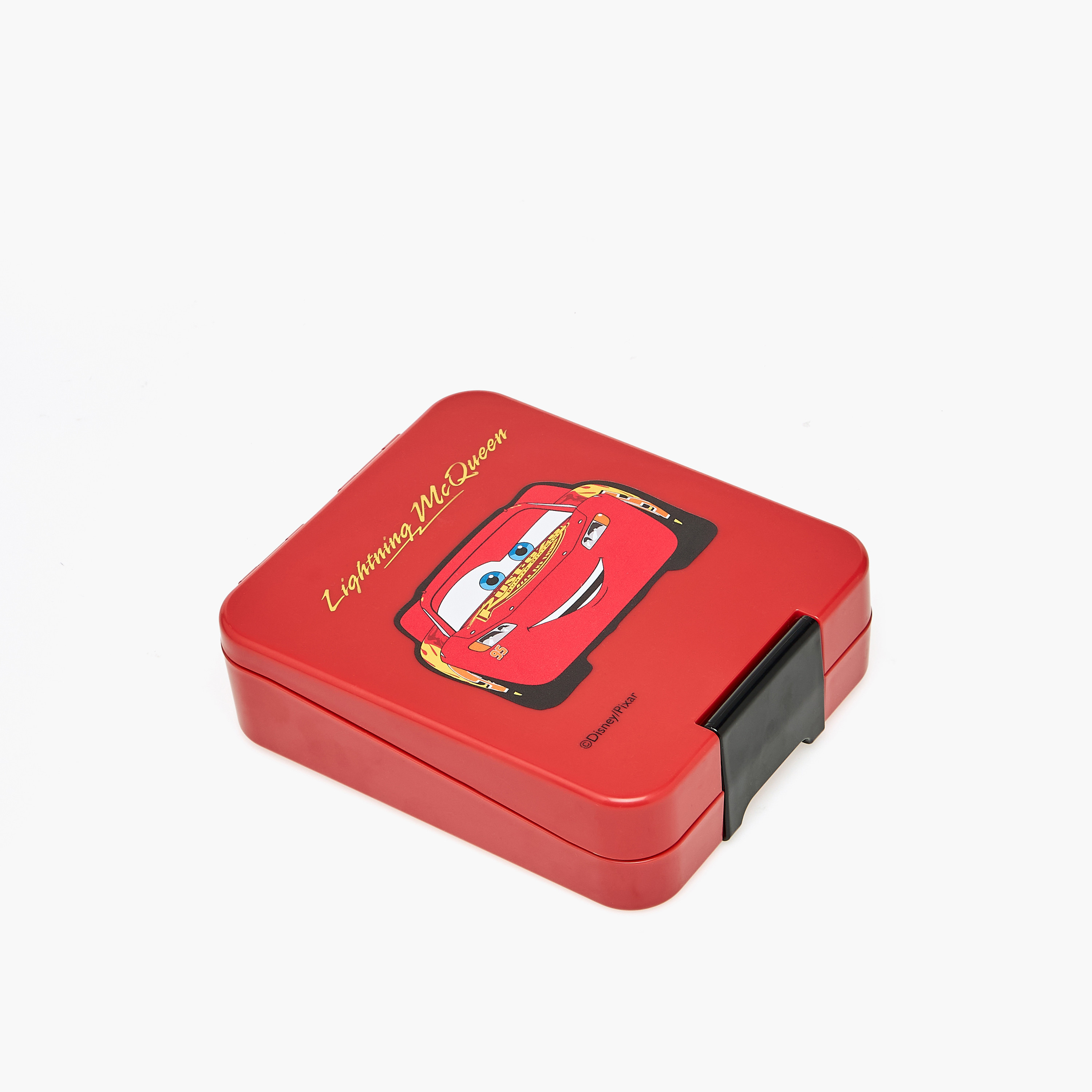 Disney Lightning McQueen Print Bento Lunch Box for Boys with Clip Lock Lid - 640 ml-school-lunchessentials-lunchboxes-image-1