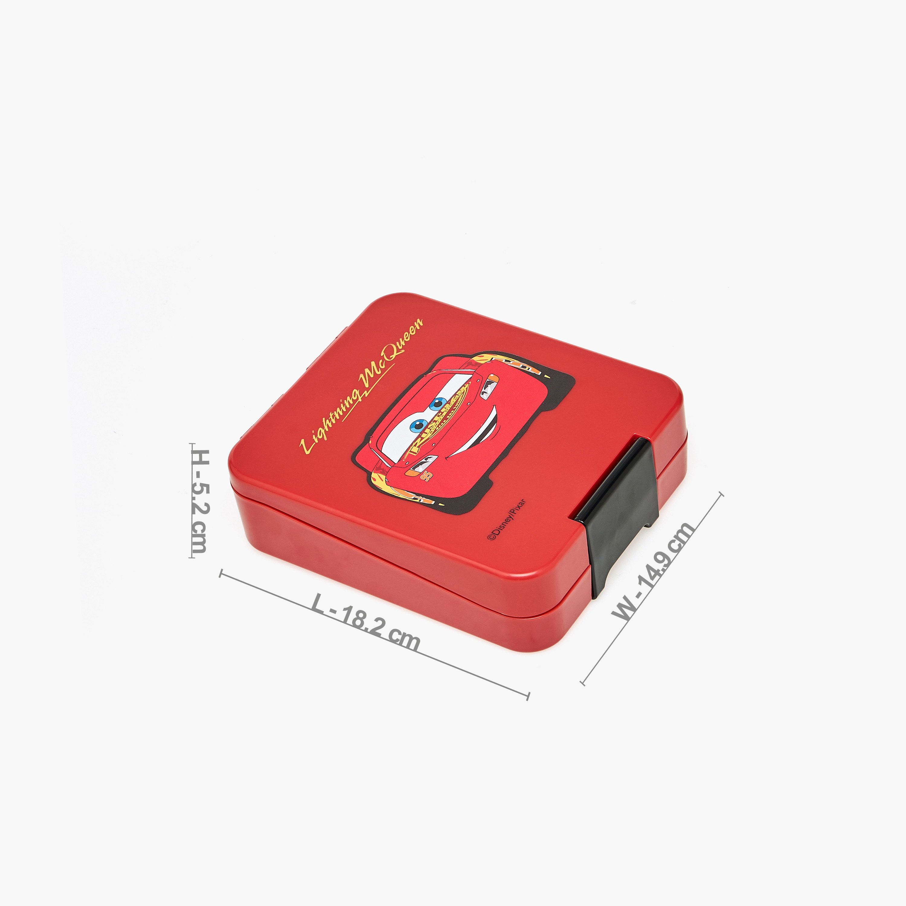 Disney Lightning McQueen Print Bento Lunch Box for Boys with Clip Lock Lid - 640 ml-school-lunchessentials-lunchboxes-image-10