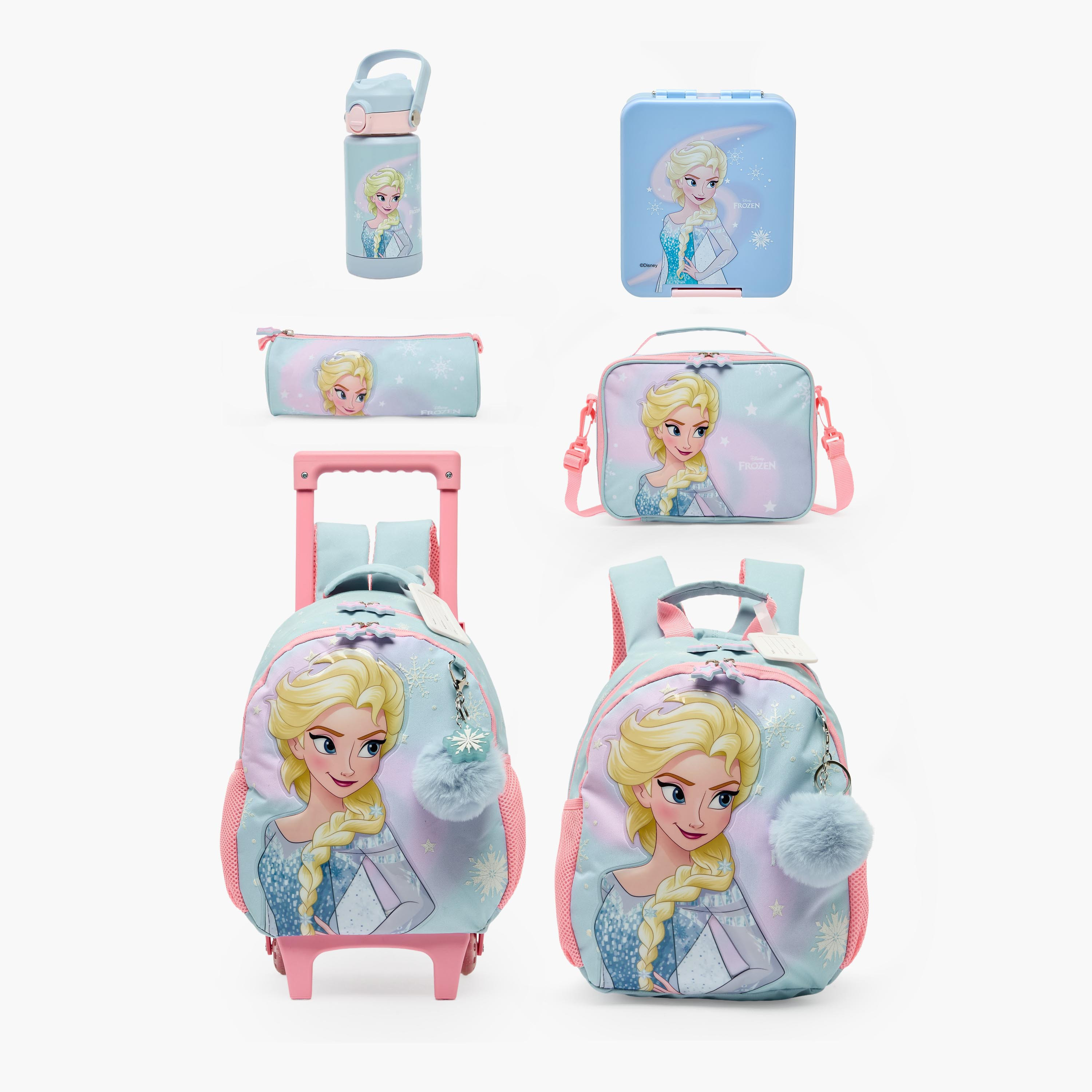 Disney Frozen Print Bento Lunch Box for Girls with Compartments - 640 ml-school-lunchessentials-lunchboxes-image-13