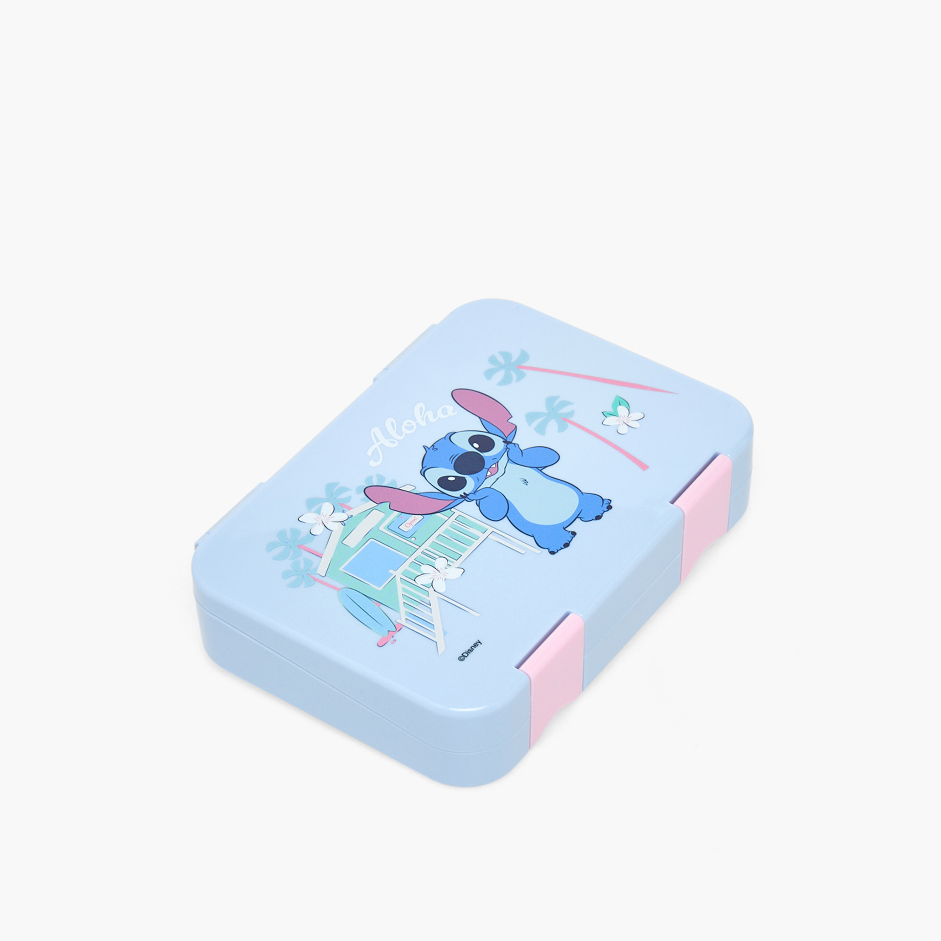 صندوق غداء بينتو بطبعات ستيتش بينتو و 6 أقسام للبنات من ديزني - 750 مل-school-lunchessentials-lunchboxes-image-1