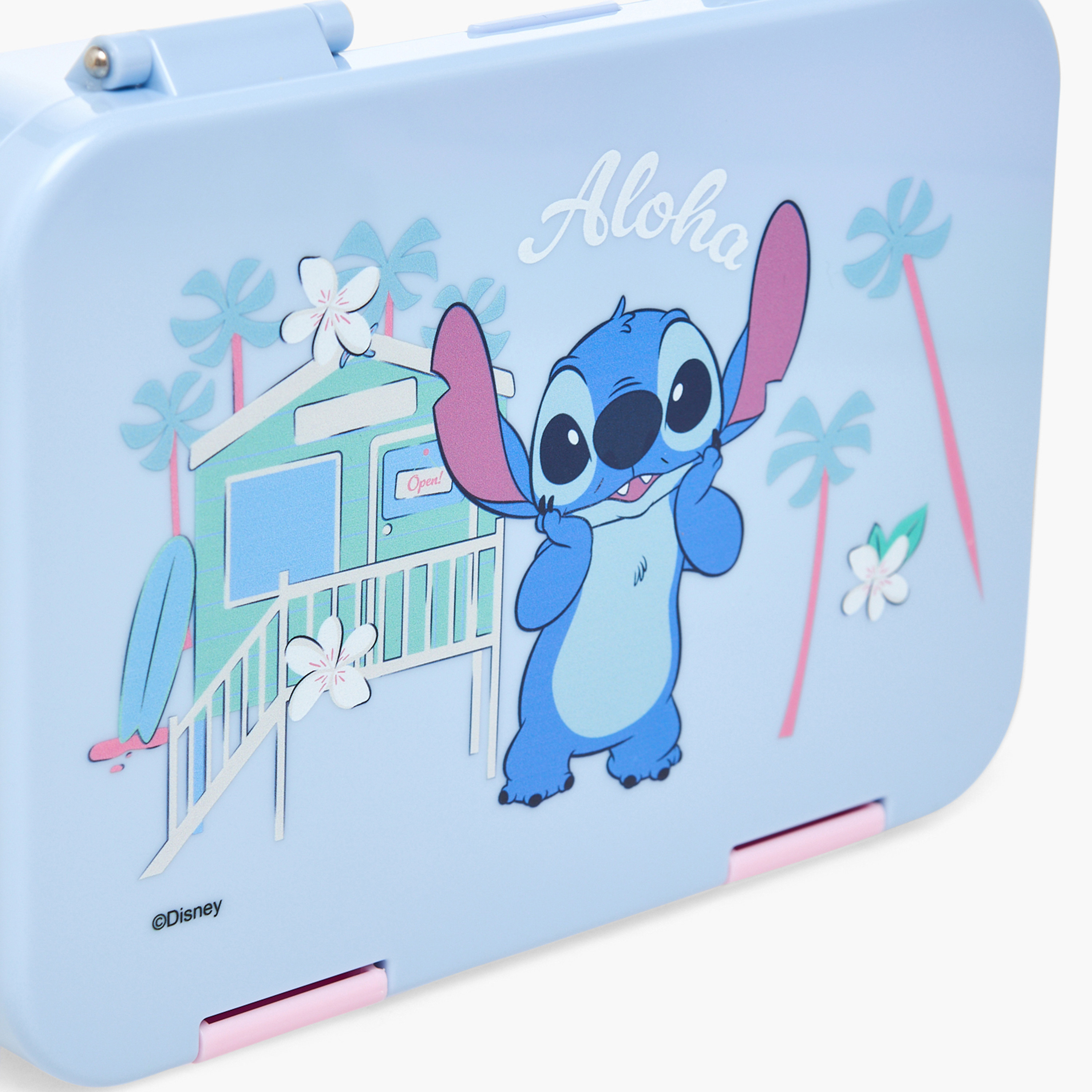 صندوق غداء بينتو بطبعات ستيتش بينتو و 6 أقسام للبنات من ديزني - 750 مل-school-lunchessentials-lunchboxes-image-4