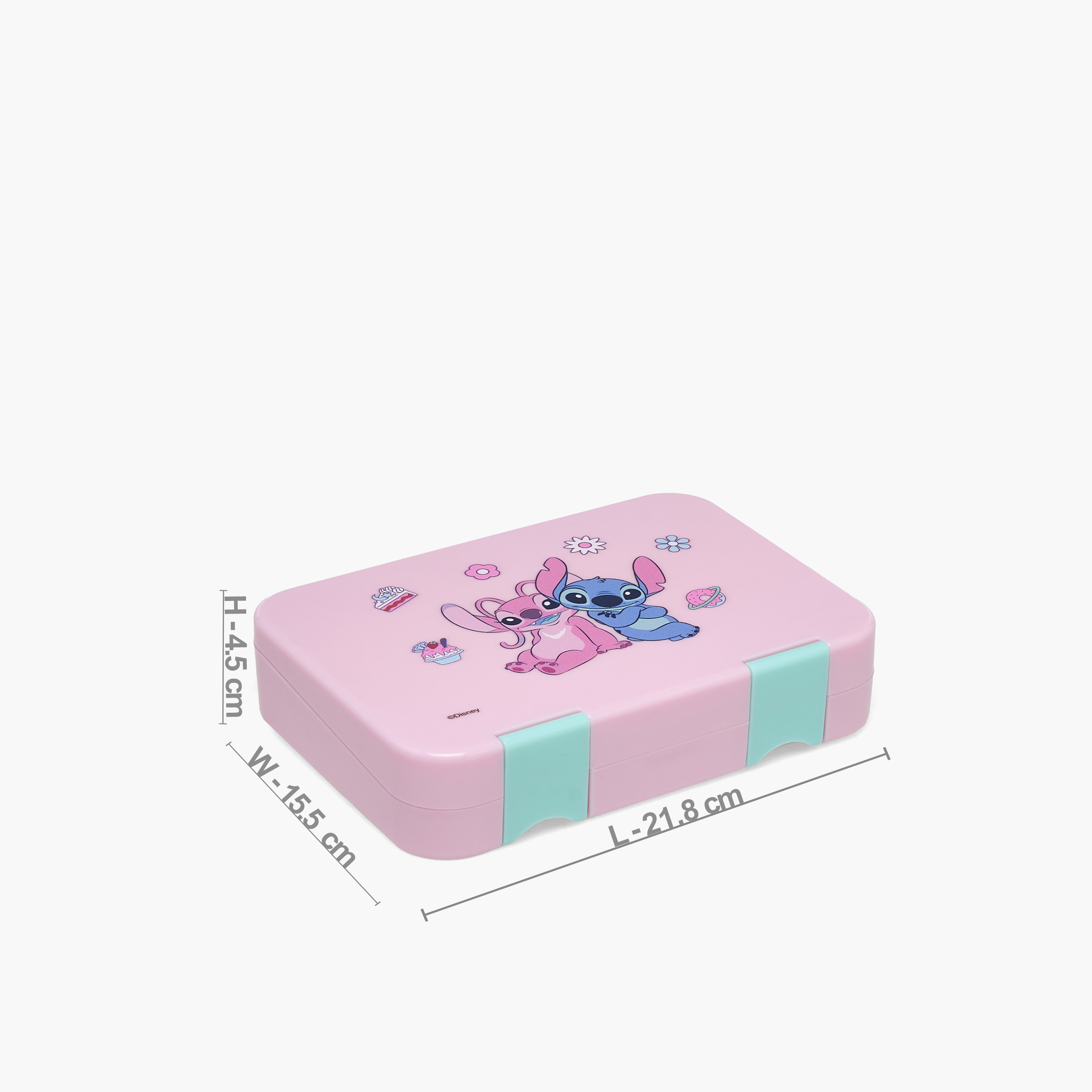 صندوق غداء بنتو بطبعة ستيتش للبنات من 5-8 سنوات بأقسام - 750 مل - ديزني-school-lunchessentials-lunchboxes-image-11