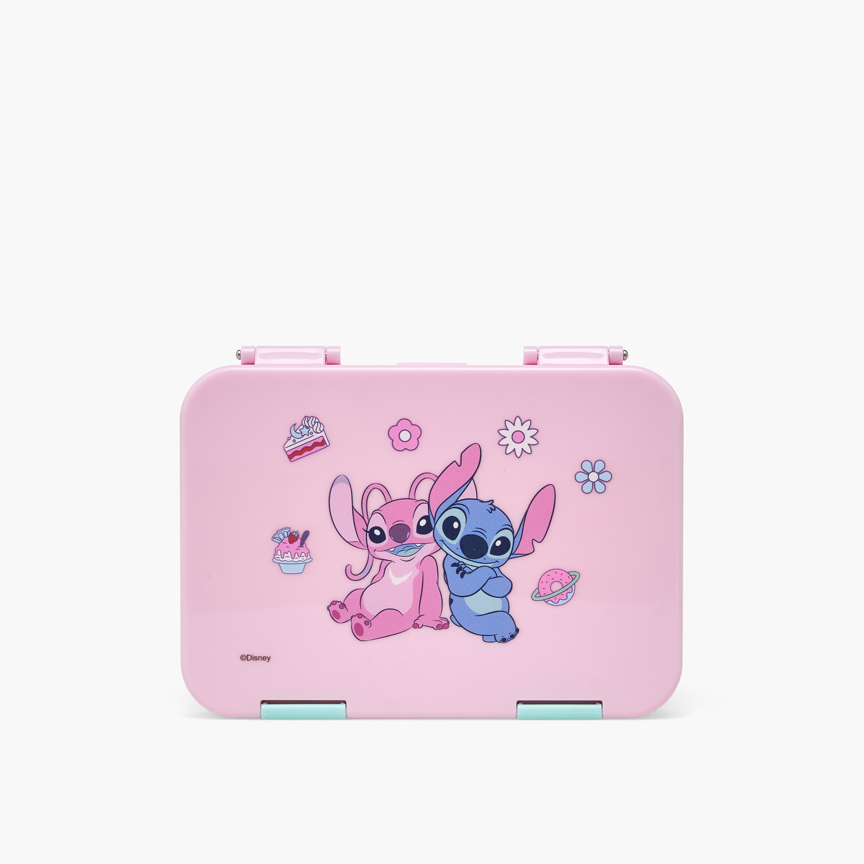 صندوق غداء بنتو بطبعة ستيتش للبنات من 5-8 سنوات بأقسام - 750 مل - ديزني-school-lunchessentials-lunchboxes-image-4