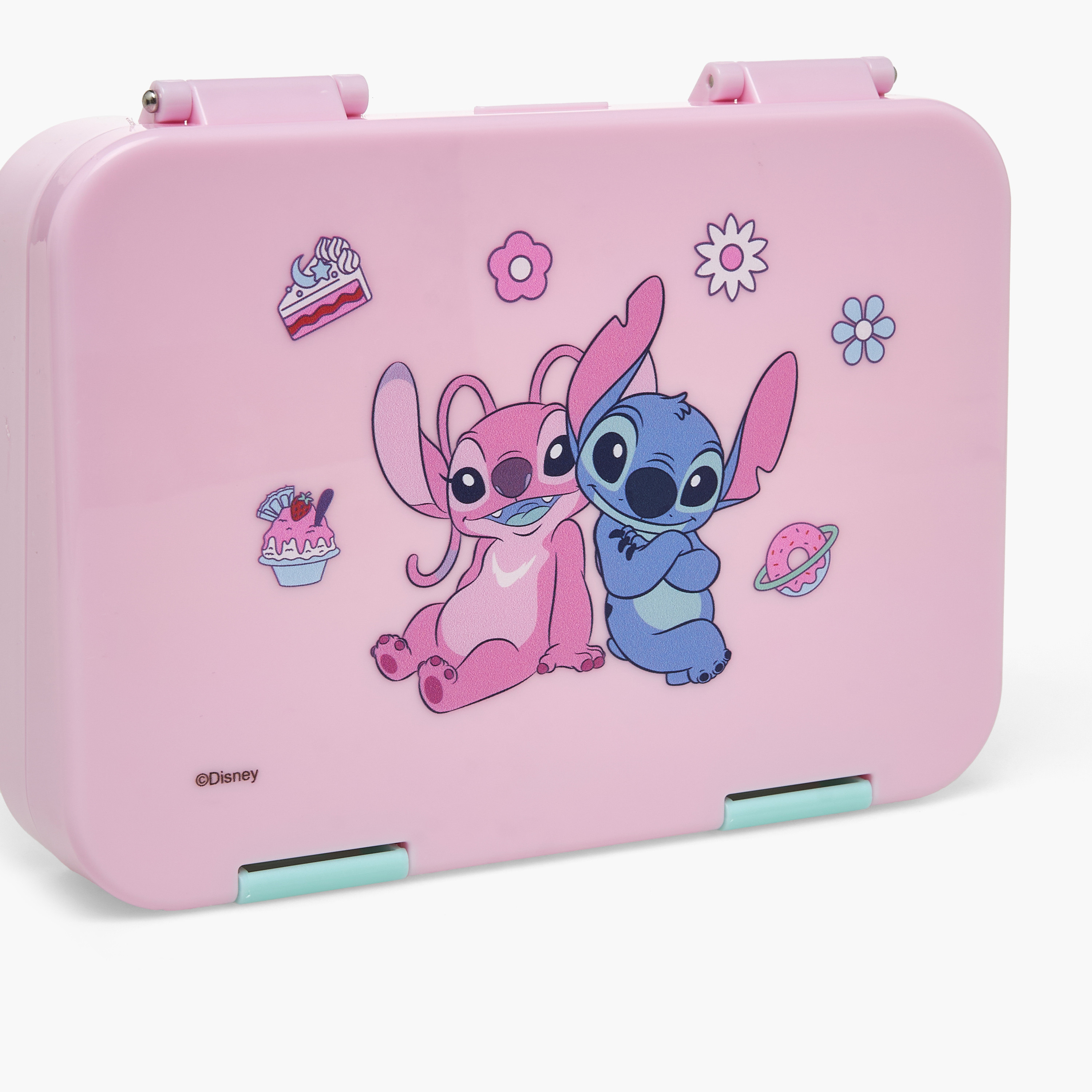 صندوق غداء بنتو بطبعة ستيتش للبنات من 5-8 سنوات بأقسام - 750 مل - ديزني-school-lunchessentials-lunchboxes-image-5