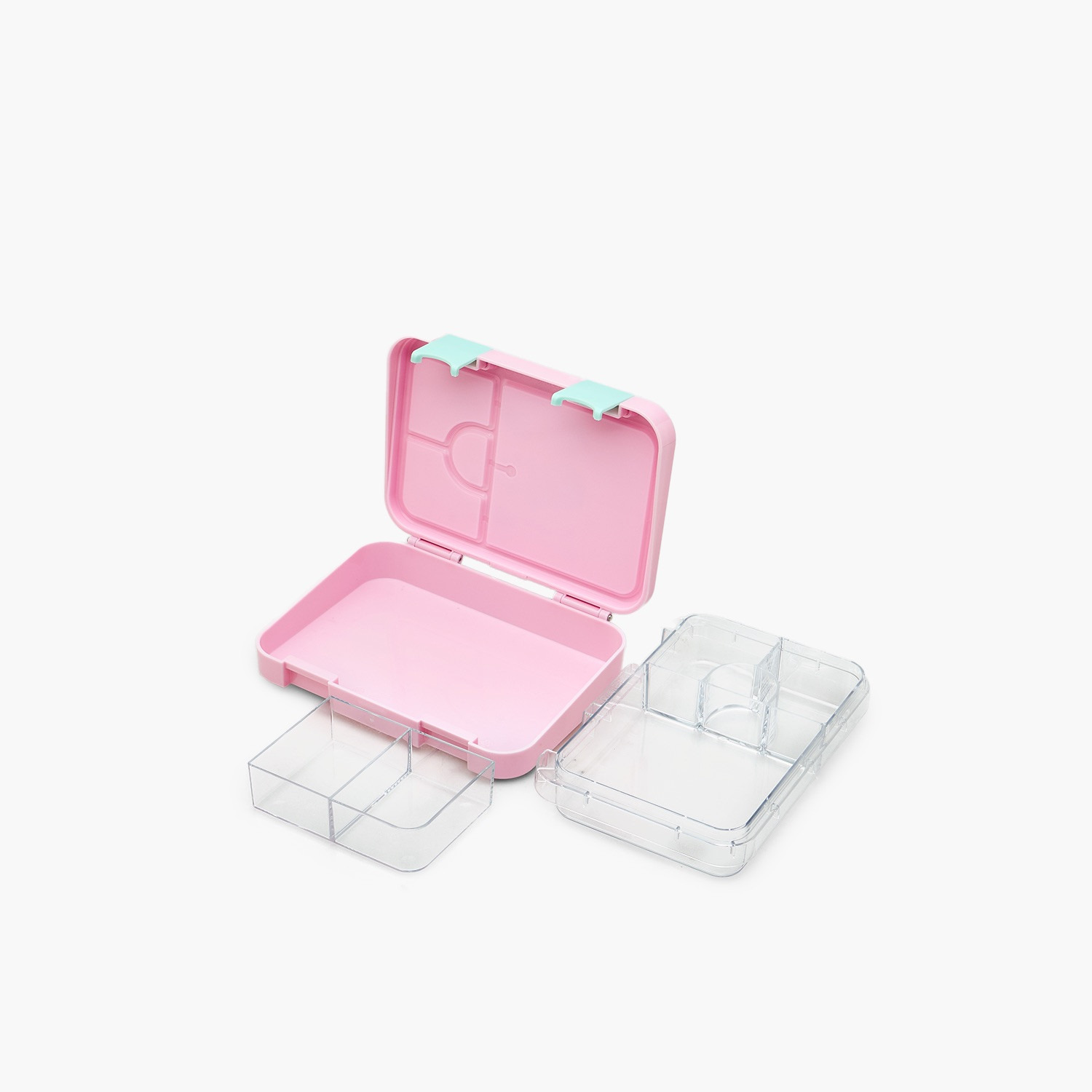 Disney Stitch and Angel Print Bento Lunch Box for Boys with Clip Lock Lid-school-lunchessentials-lunchboxes-image-7