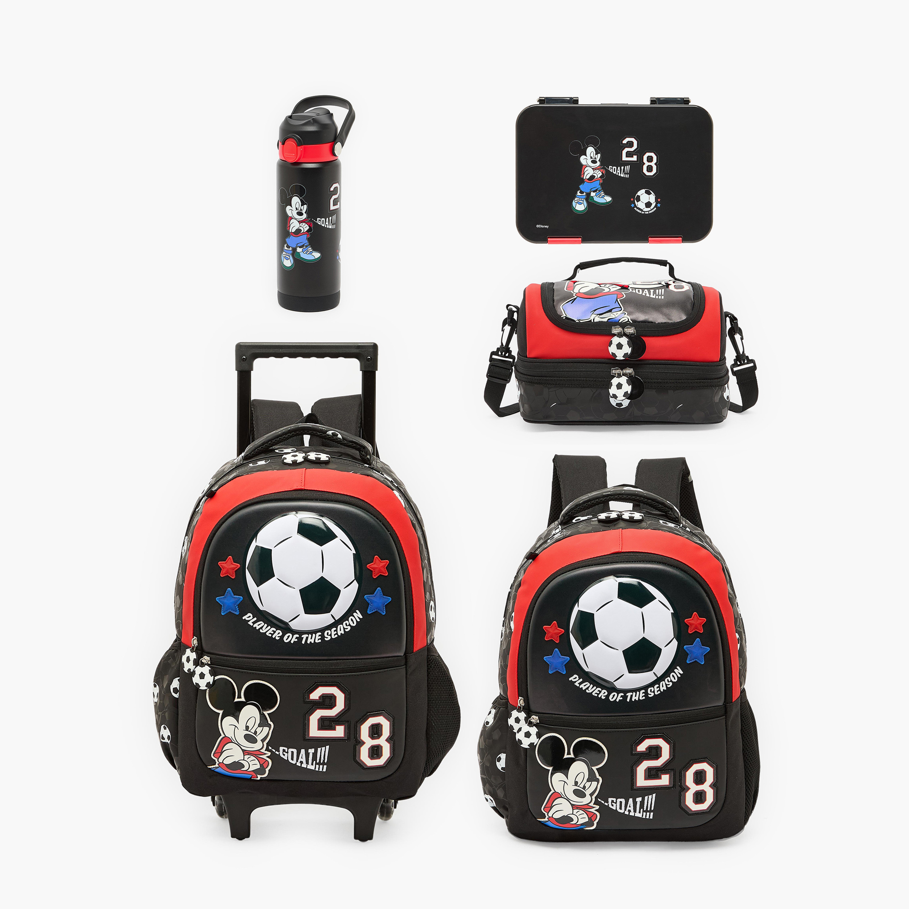 صندوق غداء ميكي ماوس ديزني للأولاد بقفل محكم-school-lunchessentials-lunchboxes-image-11