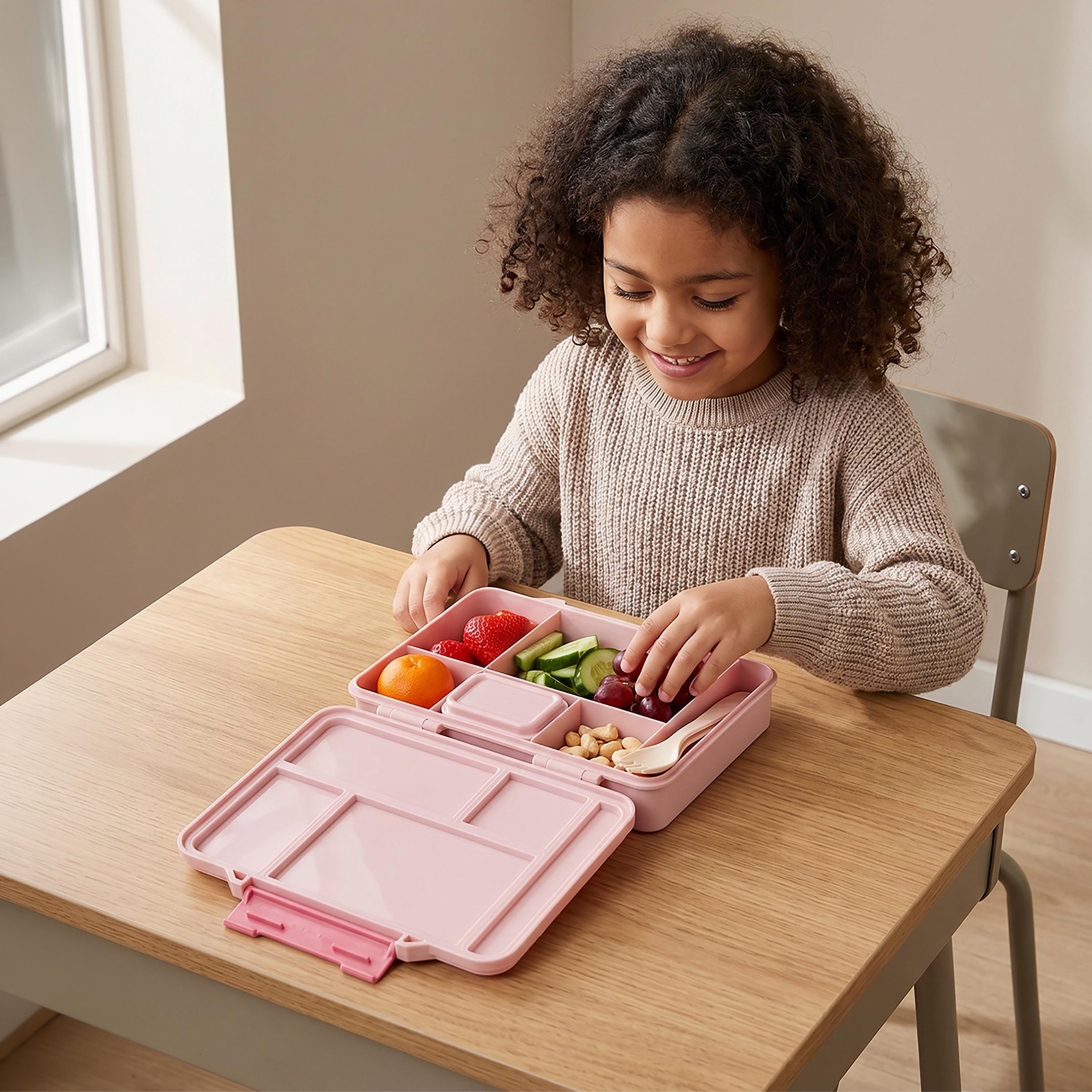 صندوق غداء مقسم بطبعات ماري للبنات من ديزني-school-lunchessentials-lunchboxes-image-3