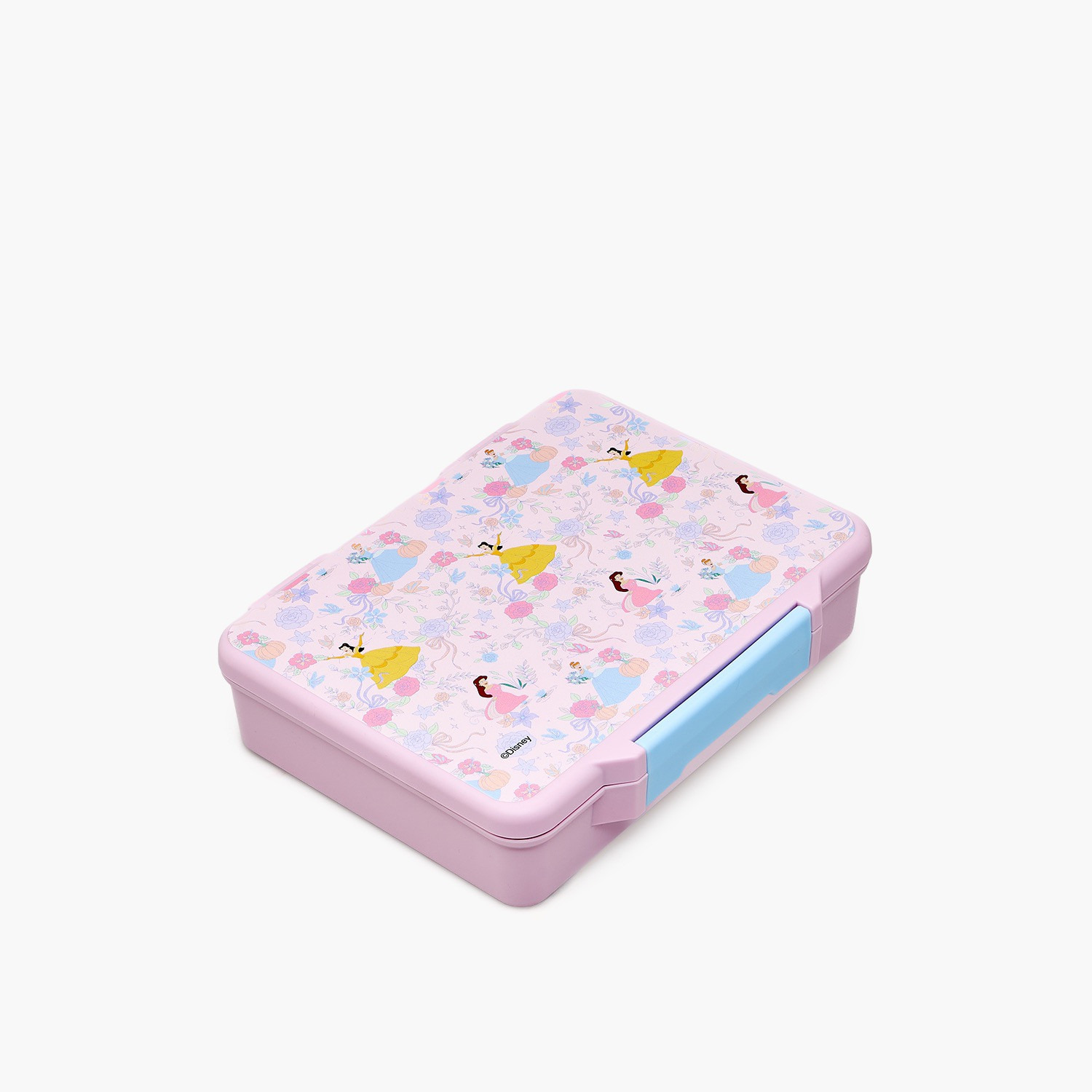 صندوق غداء بينتو للبنات بغطاء بمشبك إغلاق وطبعات برينسس من ديزني-school-lunchessentials-lunchboxes-image-1