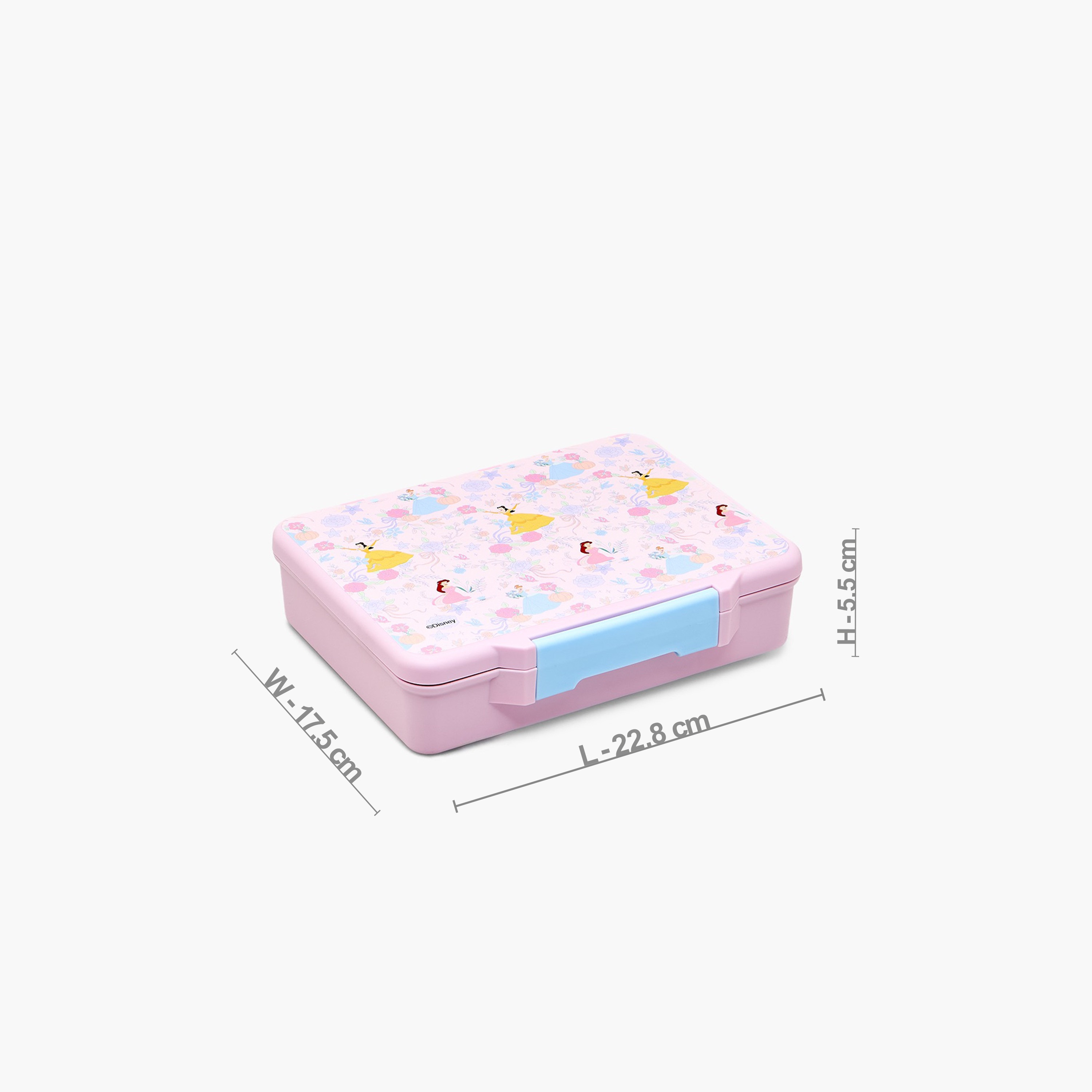 صندوق غداء بينتو للبنات بغطاء بمشبك إغلاق وطبعات برينسس من ديزني-school-lunchessentials-lunchboxes-image-12