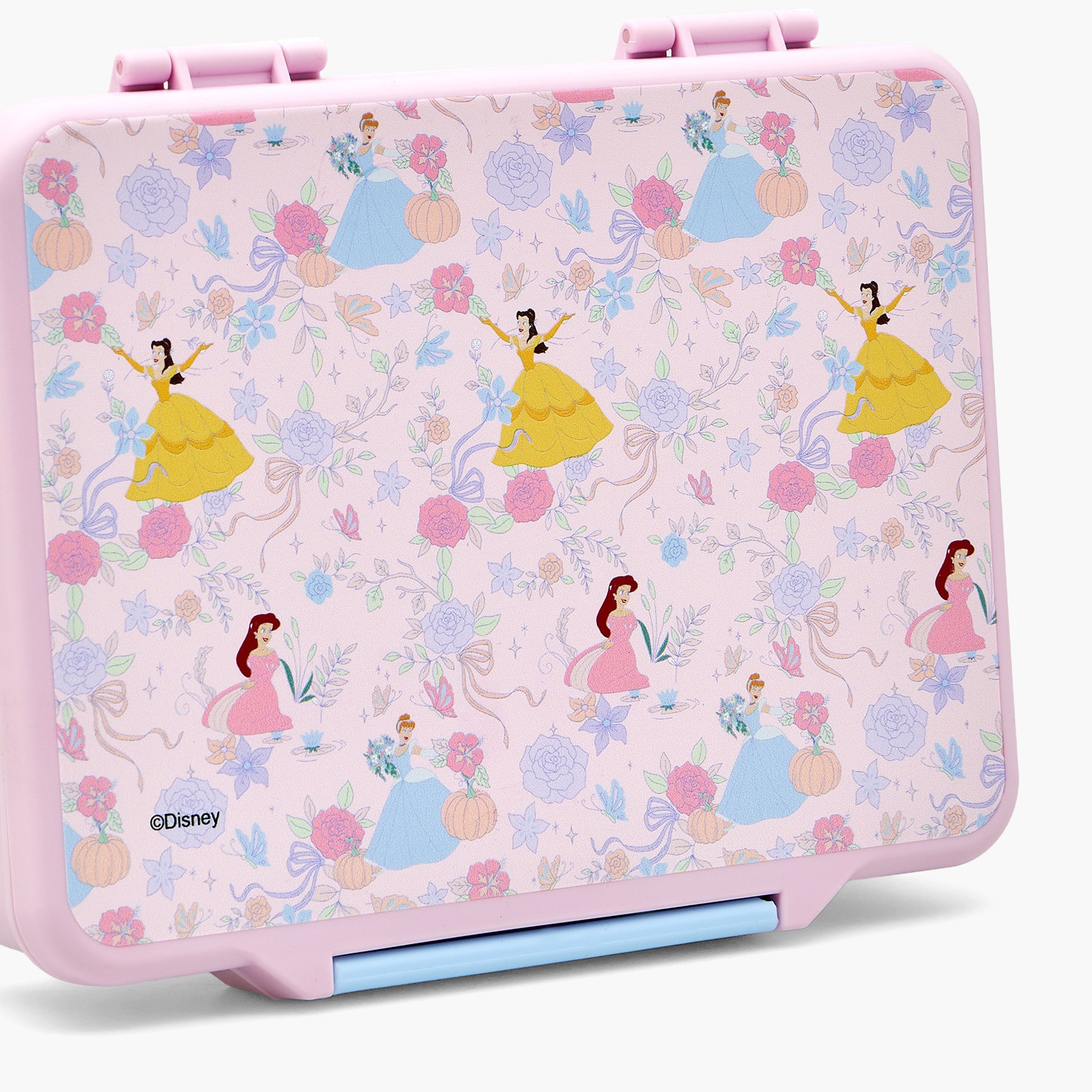 صندوق غداء بينتو للبنات بغطاء بمشبك إغلاق وطبعات برينسس من ديزني-school-lunchessentials-lunchboxes-image-6