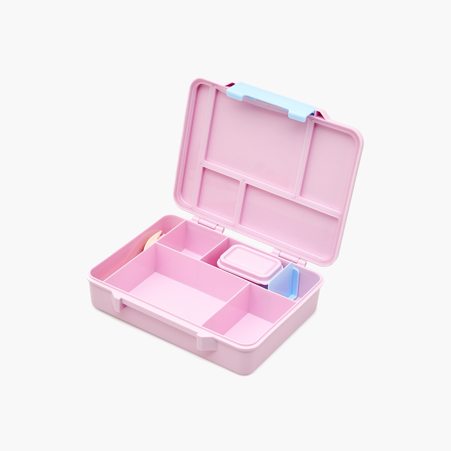 صندوق غداء بينتو للبنات بغطاء بمشبك إغلاق وطبعات برينسس من ديزني-school-lunchessentials-lunchboxes-image-7