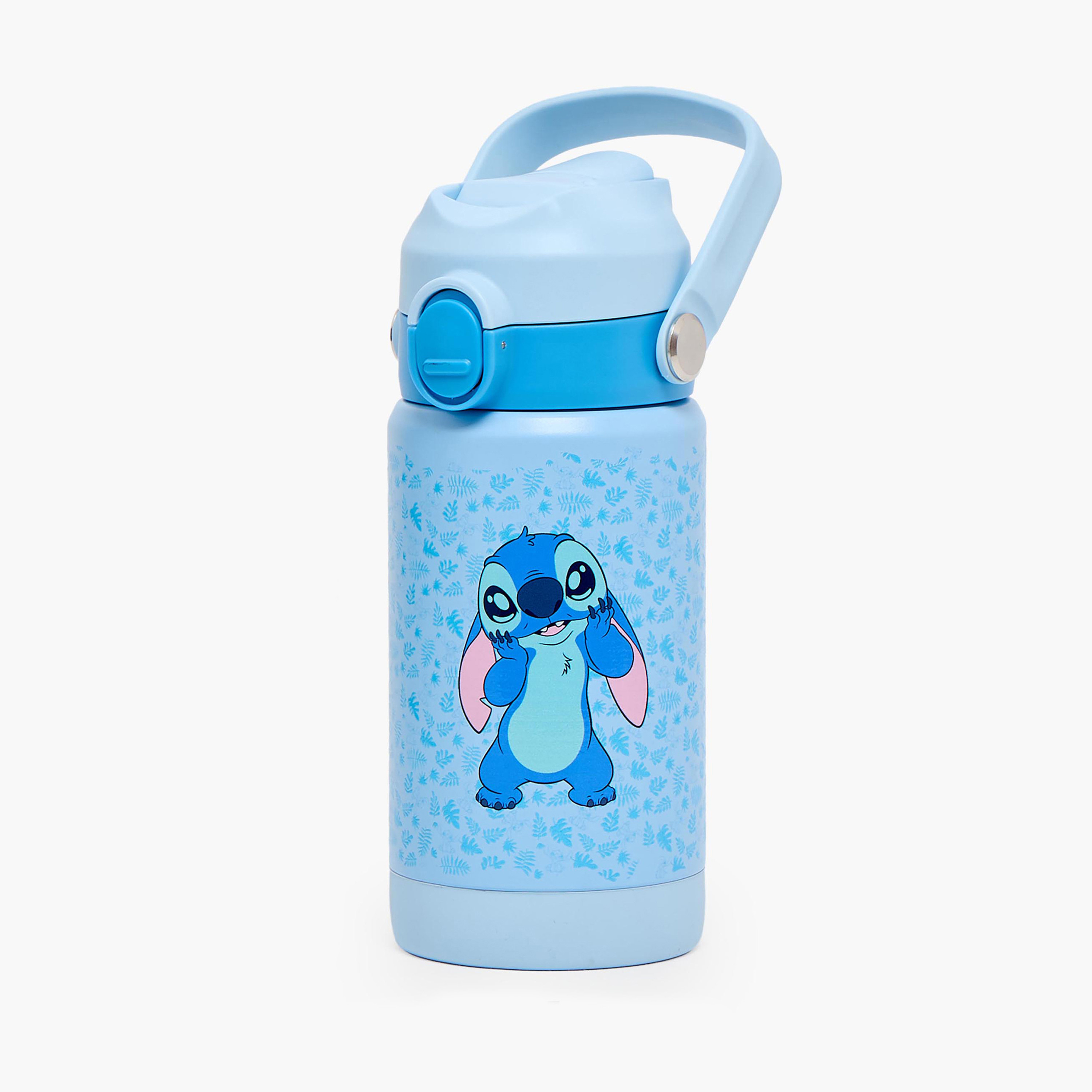 قارورة مياه ستانلس ستيل بفوهة قلابة ومقبض وطبعات من ديزني-school-waterbottles-image-1