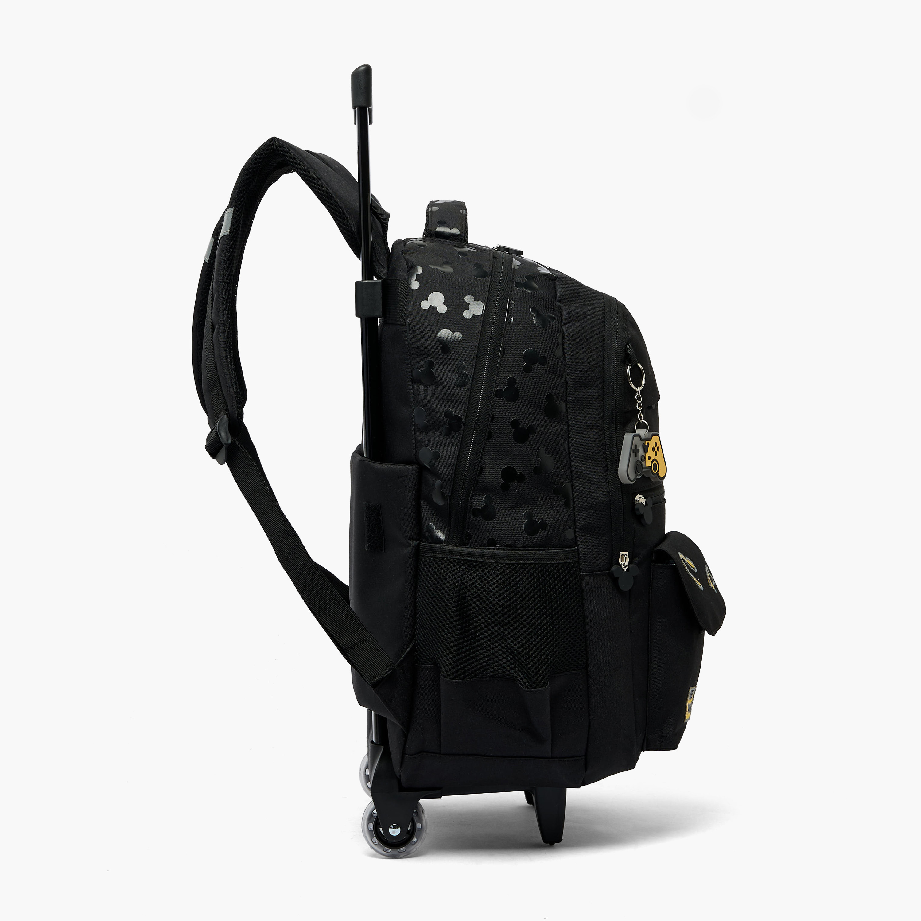 شنطة ترولي بطبعات ميكي ماوس للأولاد 5-8 سنوات بعجلات متينة من ديزني - 16 بوصة-school-bagsandbackpacks-trolleybags-image-9