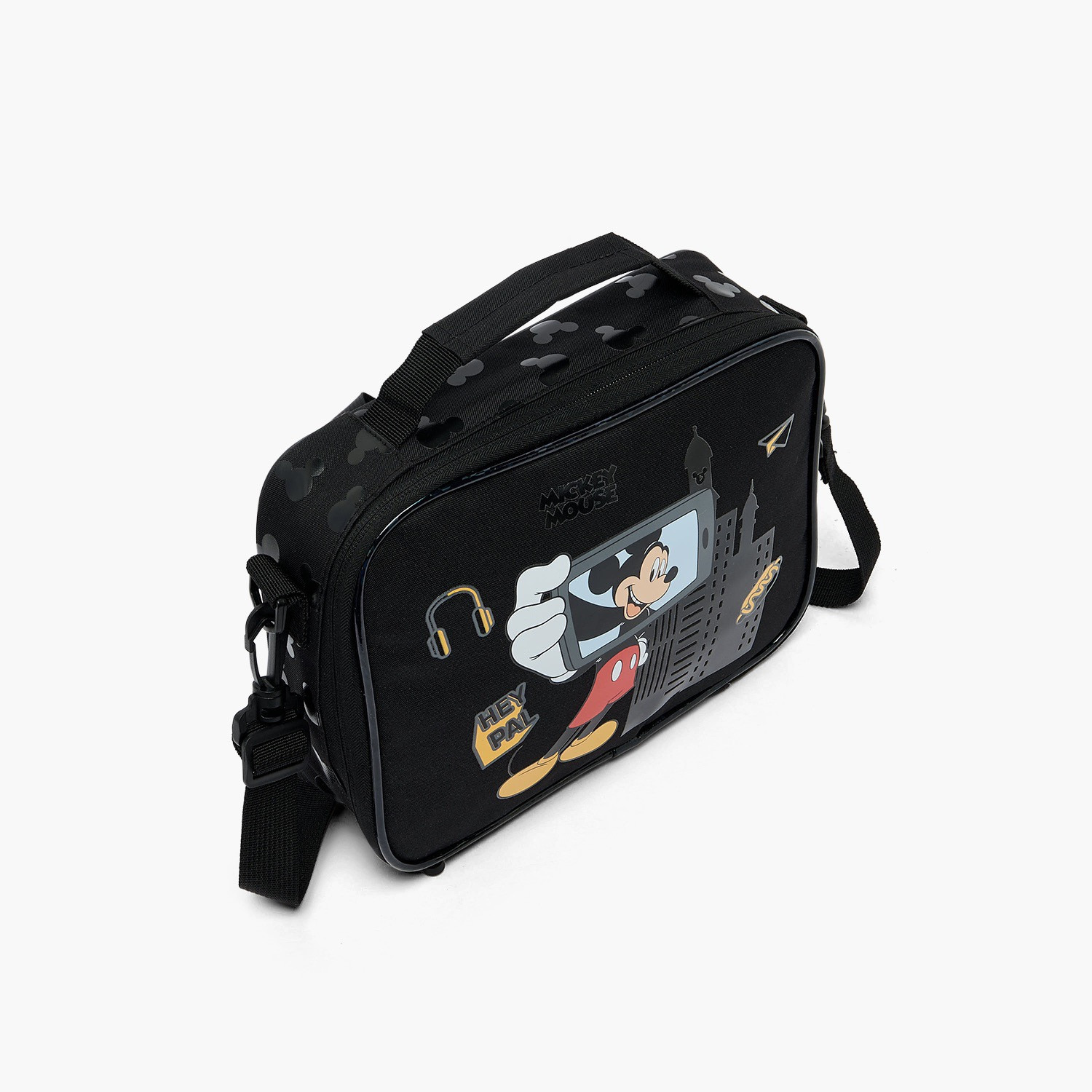 Disney Mickey Mouse Print Lunch Bag for Boys 5-8 Years with Zip Closure-school-lunchessentials-lunchbags-image-3