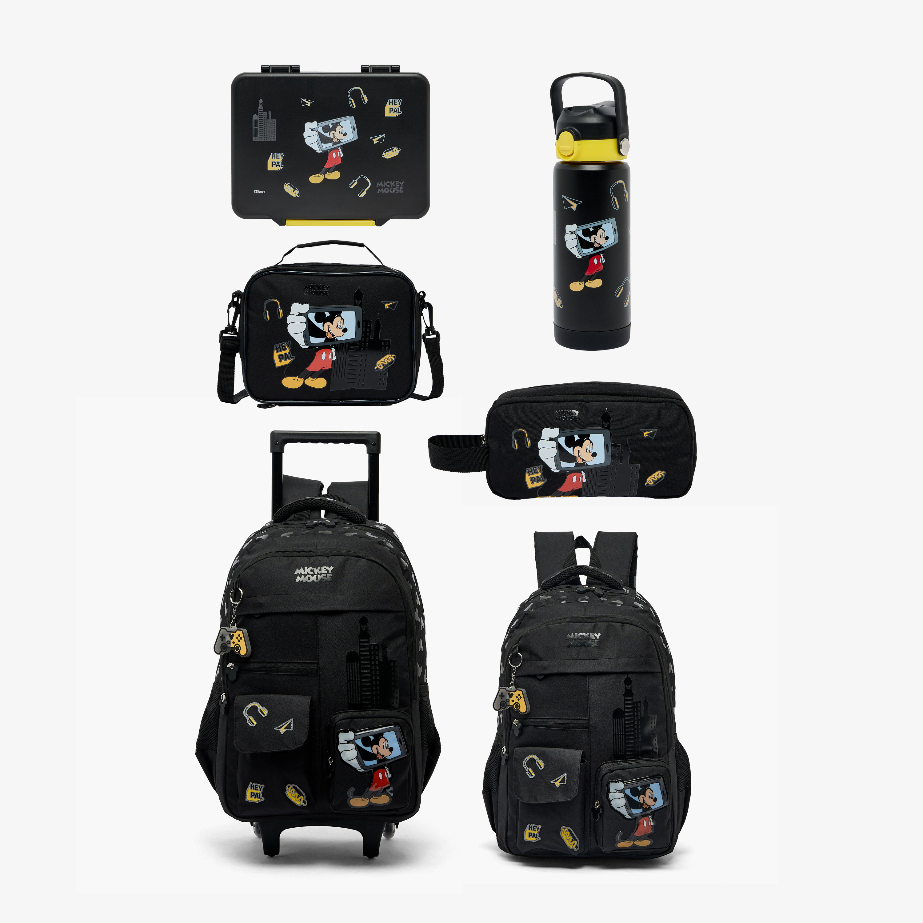 Disney Mickey Mouse Pencil Pouch with 2 Compartments-school-stationery-pencilcases-image-9
