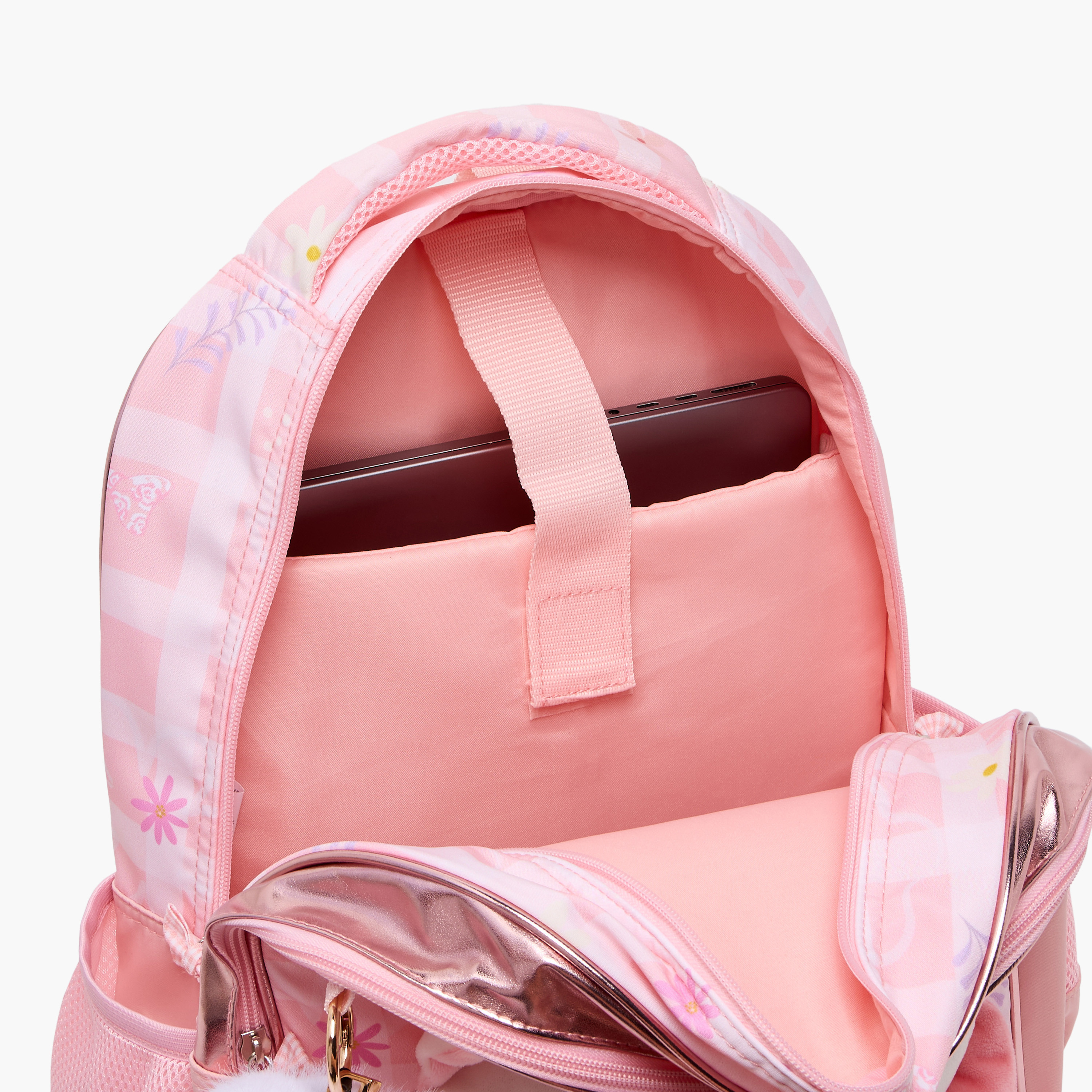 شنطة ظهر بطبعات ماري للبنات 5-8 سنوات مع أحزمة مبطنة من ديزني - 17 بوصة-school-bagsandbackpacks-backpacks-image-4