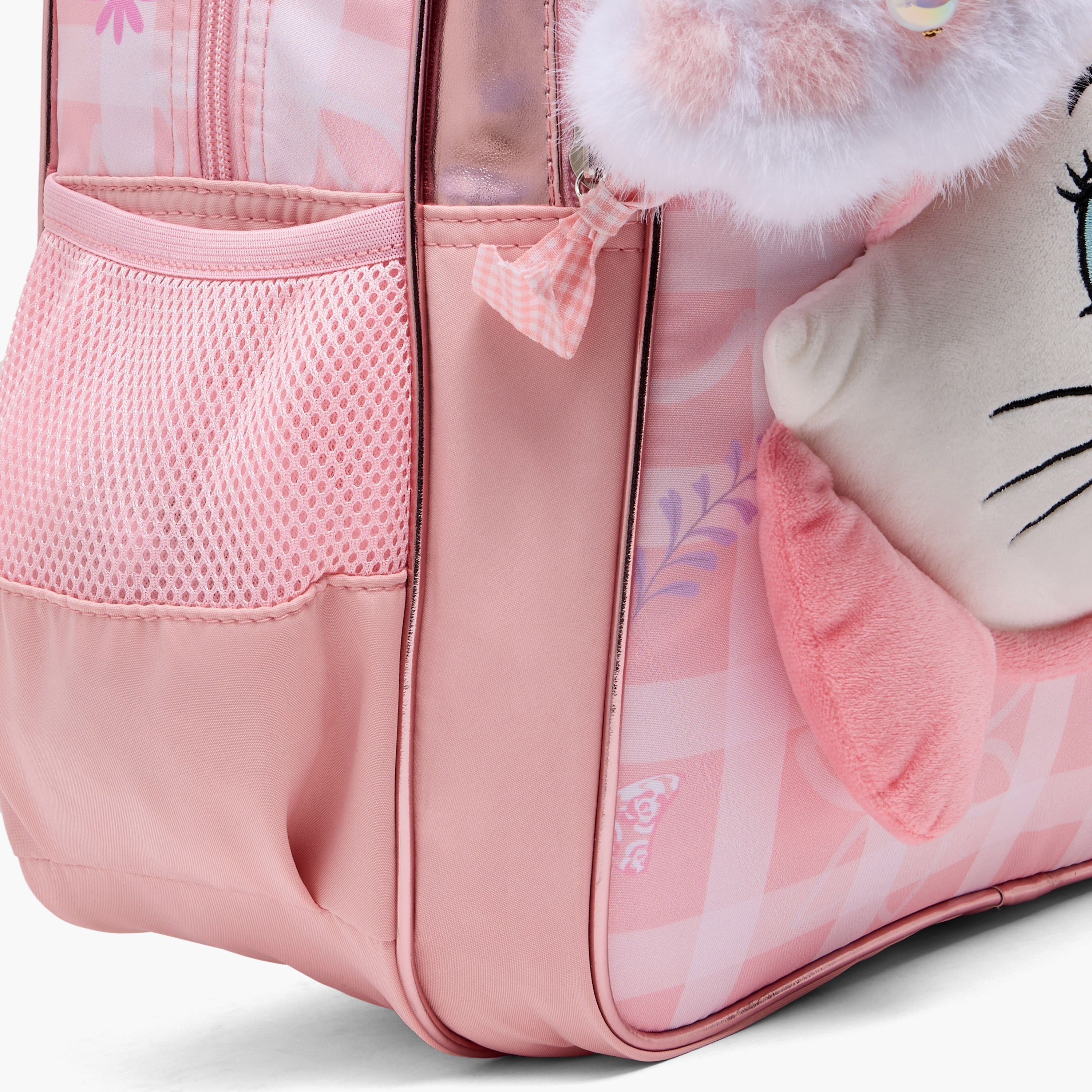 شنطة ظهر بطبعات ماري للبنات 5-8 سنوات مع أحزمة مبطنة من ديزني - 17 بوصة-school-bagsandbackpacks-backpacks-image-6