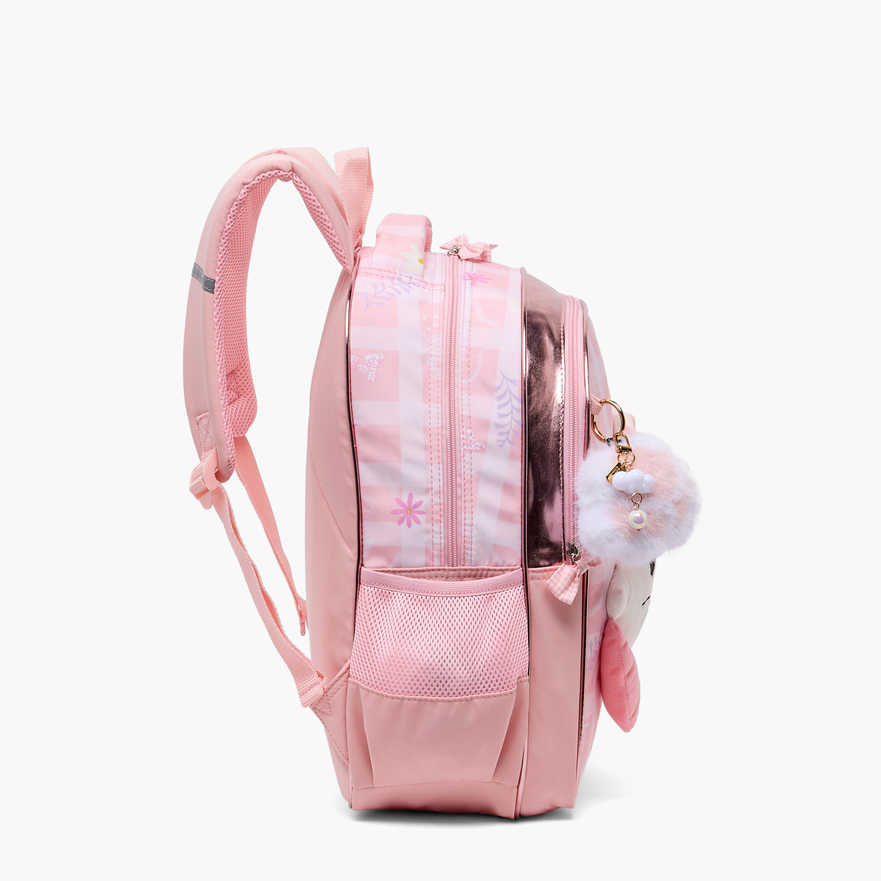 شنطة ظهر بطبعات ماري للبنات 5-8 سنوات مع أحزمة مبطنة من ديزني - 17 بوصة-school-bagsandbackpacks-backpacks-image-8
