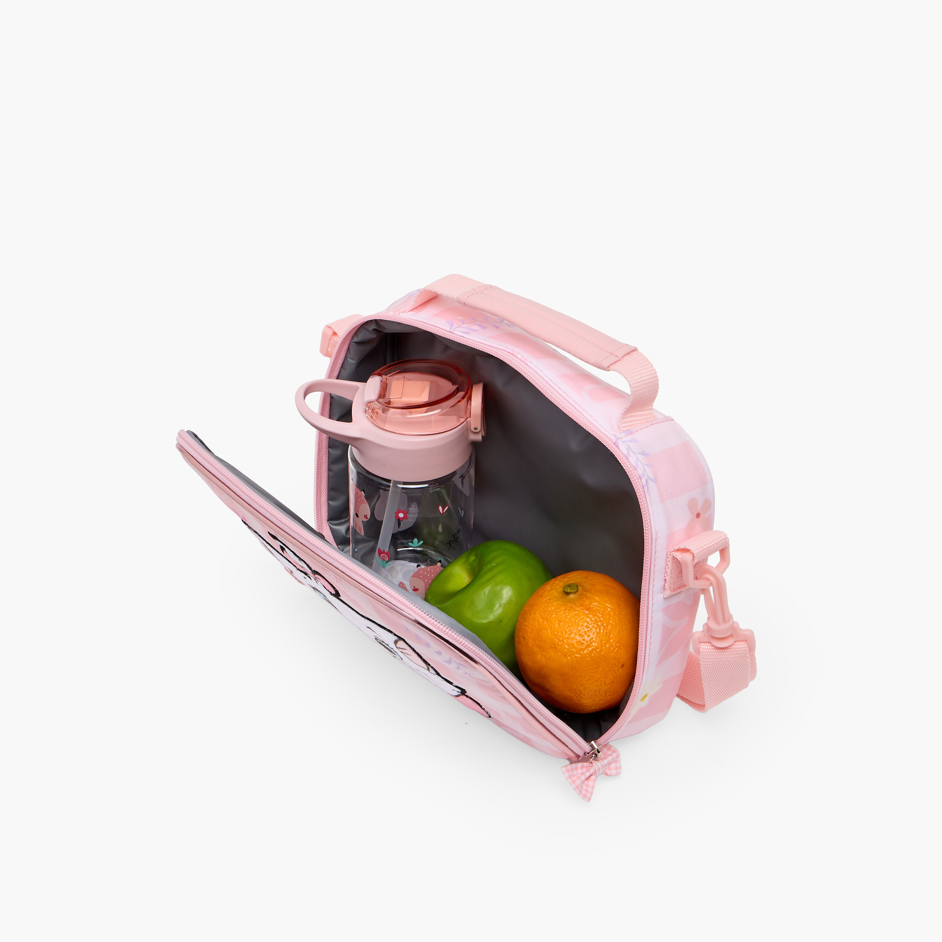شنطة غداء بطبعة ماري للبنات من 5-8 سنوات مع حزام قابل للفصل من ديزني-school-lunchessentials-lunchbags-image-4