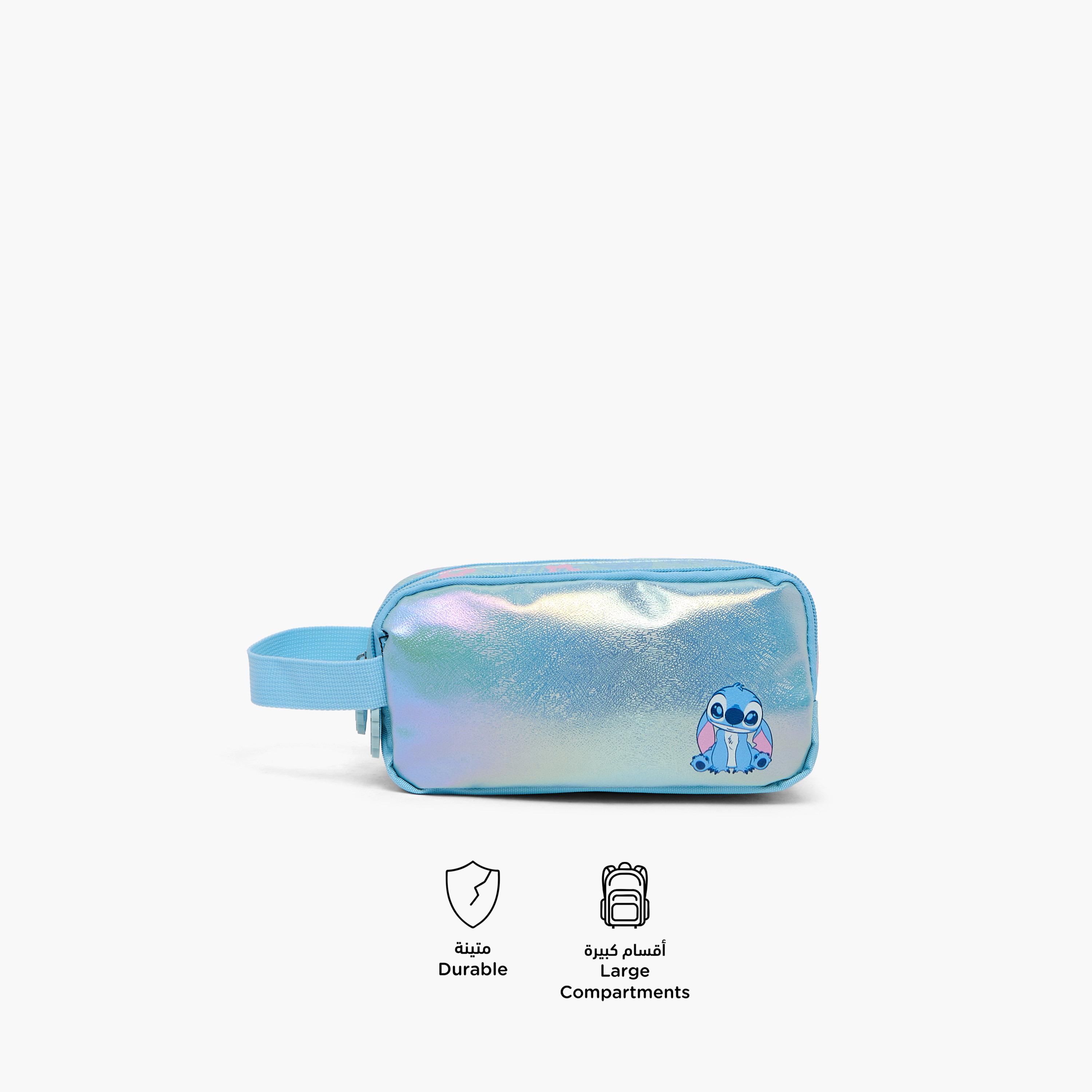 Disney Stitch Pencil Pouch with 2 Compartments-school-stationery-pencilcases-image-2