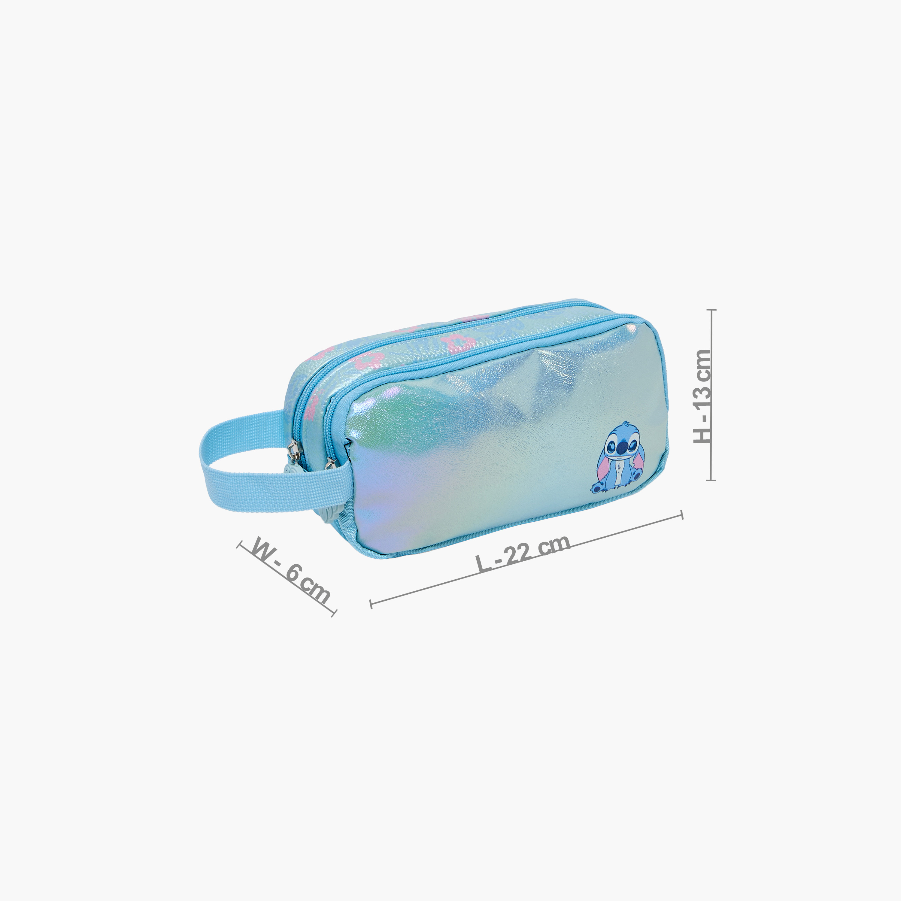 Disney Stitch Pencil Pouch with 2 Compartments-school-stationery-pencilcases-image-4