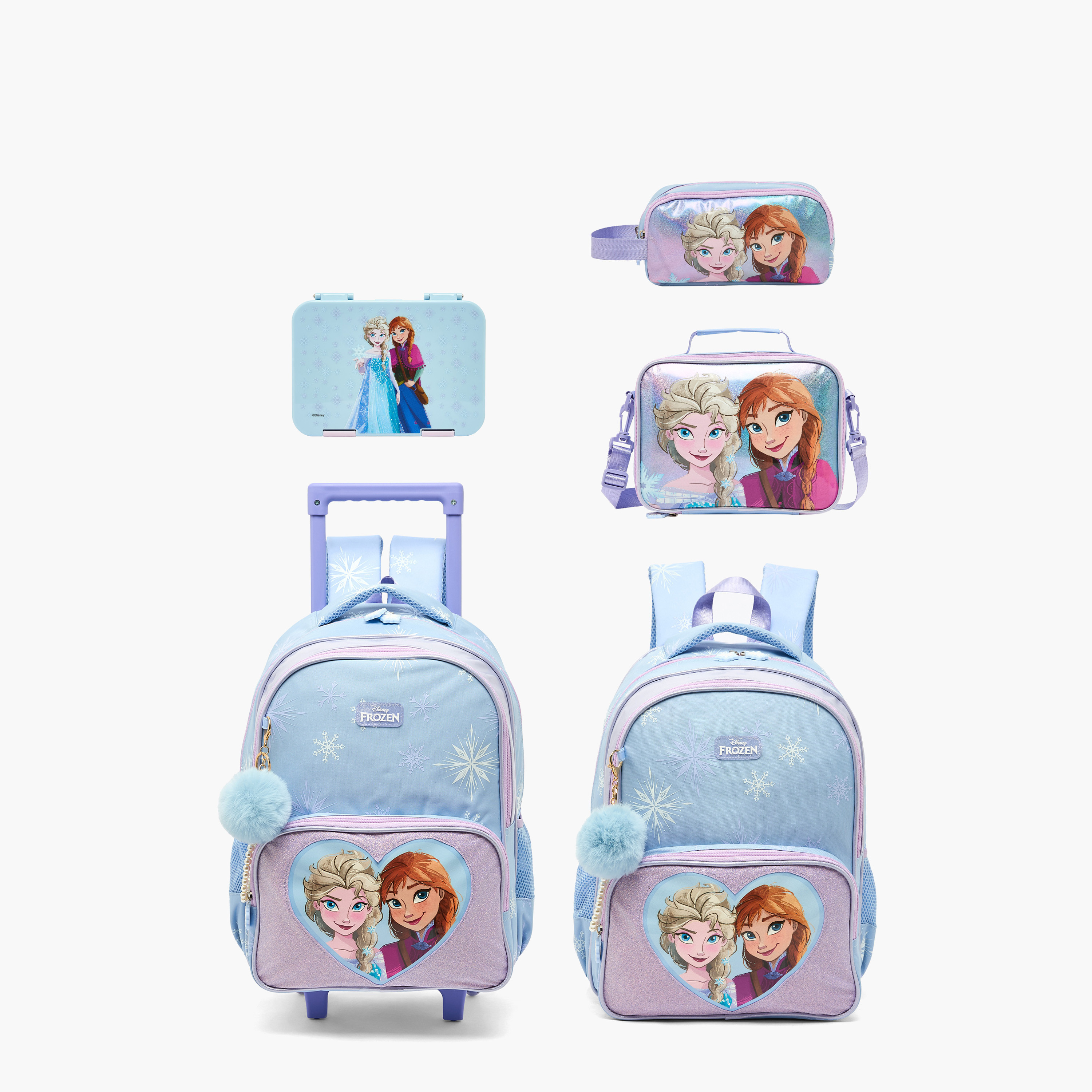 Disney Frozen Print Backpack for Girls 5-8 Years with Laptop Compartment - 16 inches-school-bagsandbackpacks-backpacks-image-10