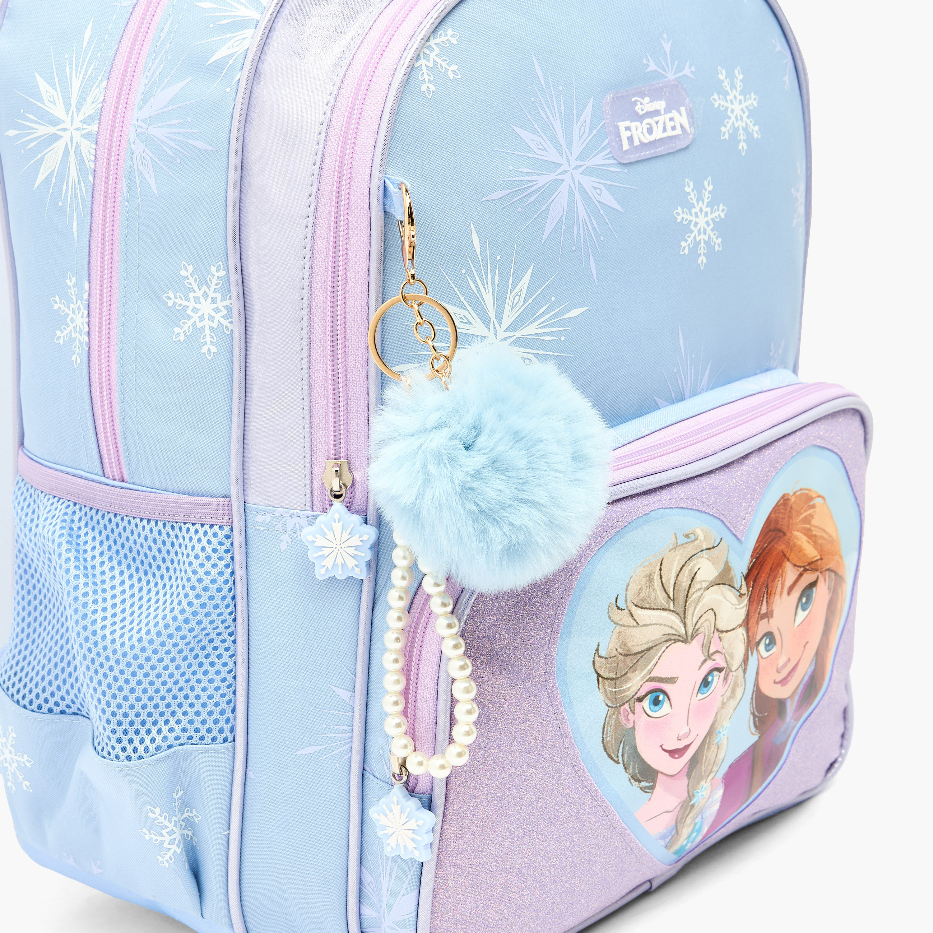 Disney Frozen Print Backpack for Girls 5-8 Years with Laptop Compartment - 16 inches-school-bagsandbackpacks-backpacks-image-4
