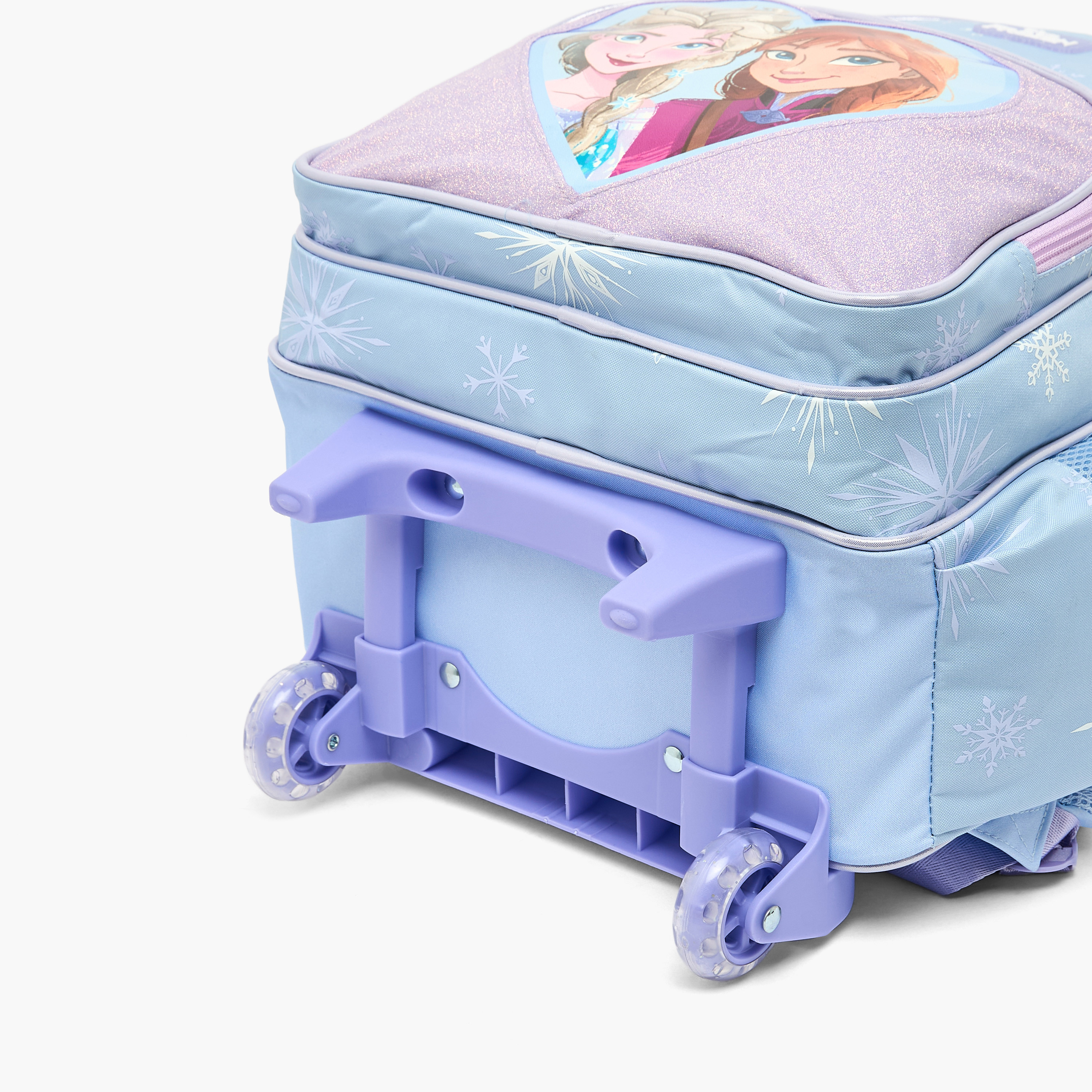 شنطة ترولي بطبعة Frozen للبنات من 5-8 سنوات مع عجلات متينة من ديزني - 16 بوصة-school-bagsandbackpacks-trolleybags-image-10