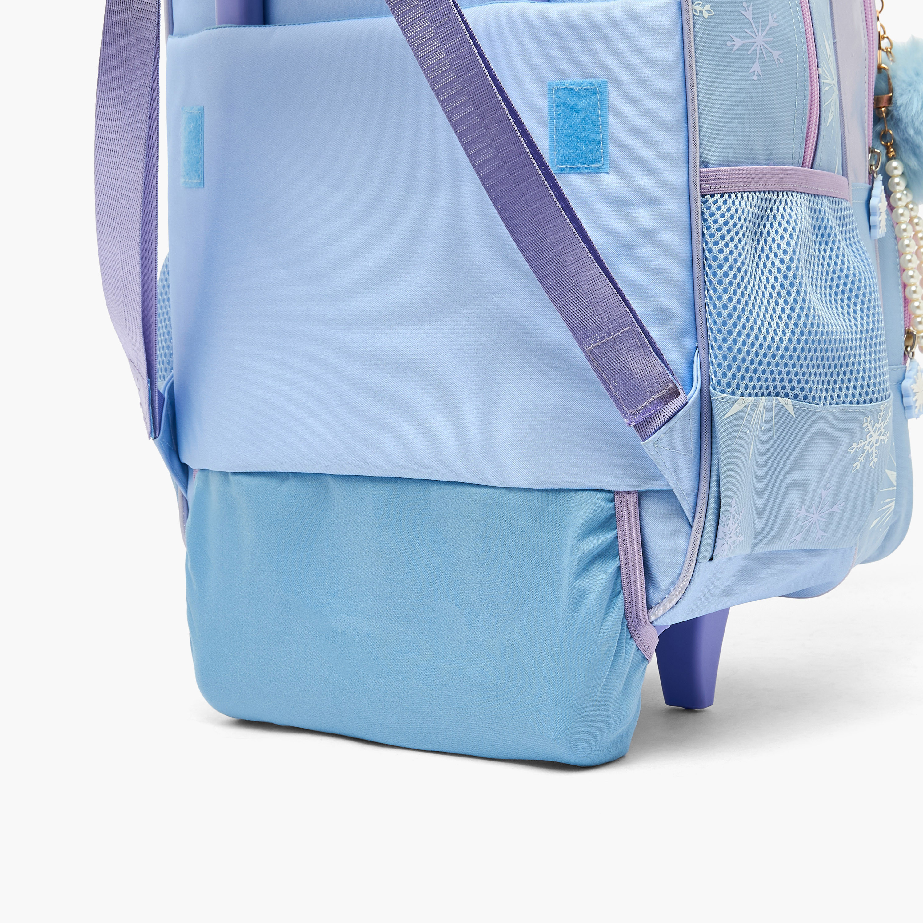 شنطة ترولي بطبعة Frozen للبنات من 5-8 سنوات مع عجلات متينة من ديزني - 16 بوصة-school-bagsandbackpacks-trolleybags-image-11