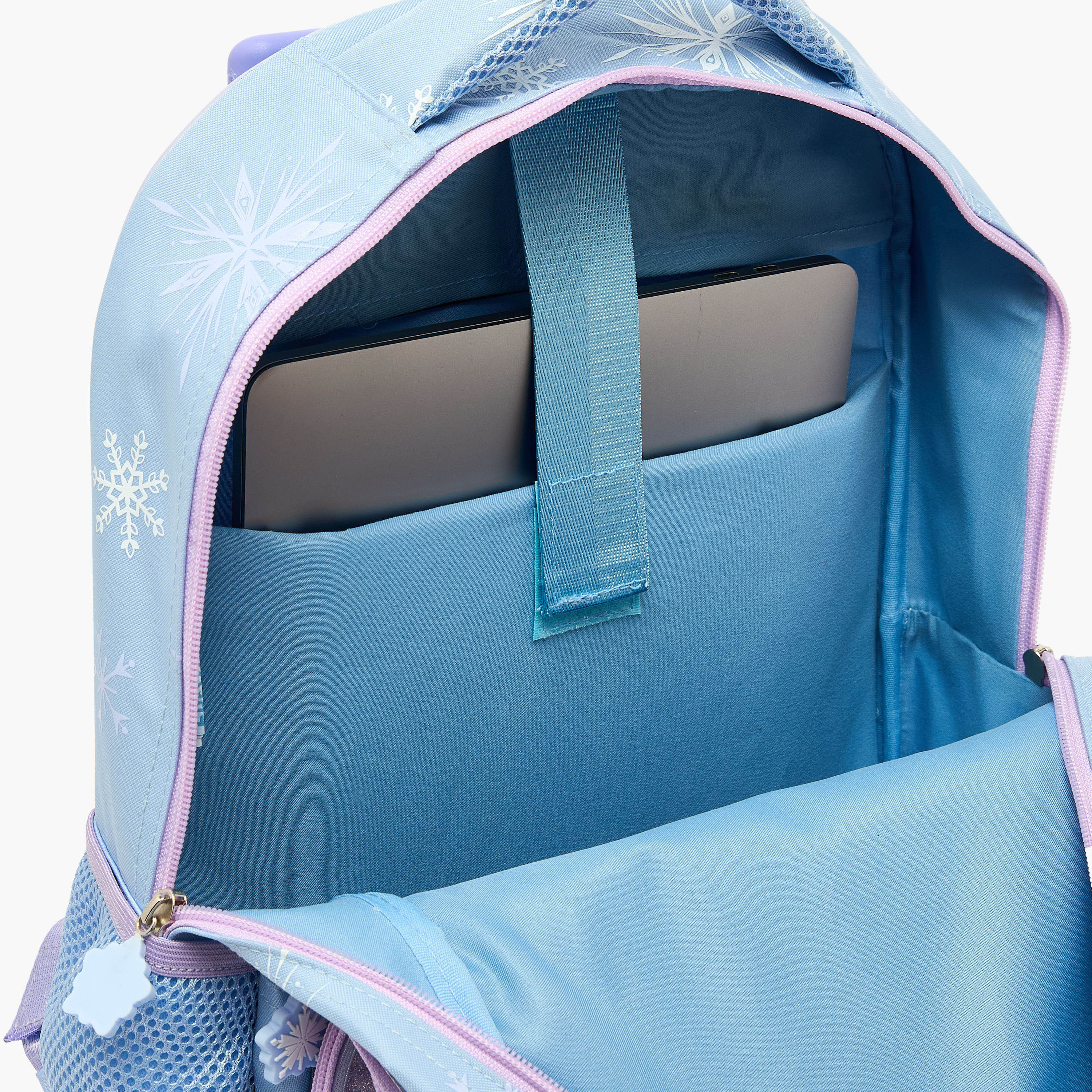شنطة ترولي بطبعة Frozen للبنات من 5-8 سنوات مع عجلات متينة من ديزني - 16 بوصة-school-bagsandbackpacks-trolleybags-image-5