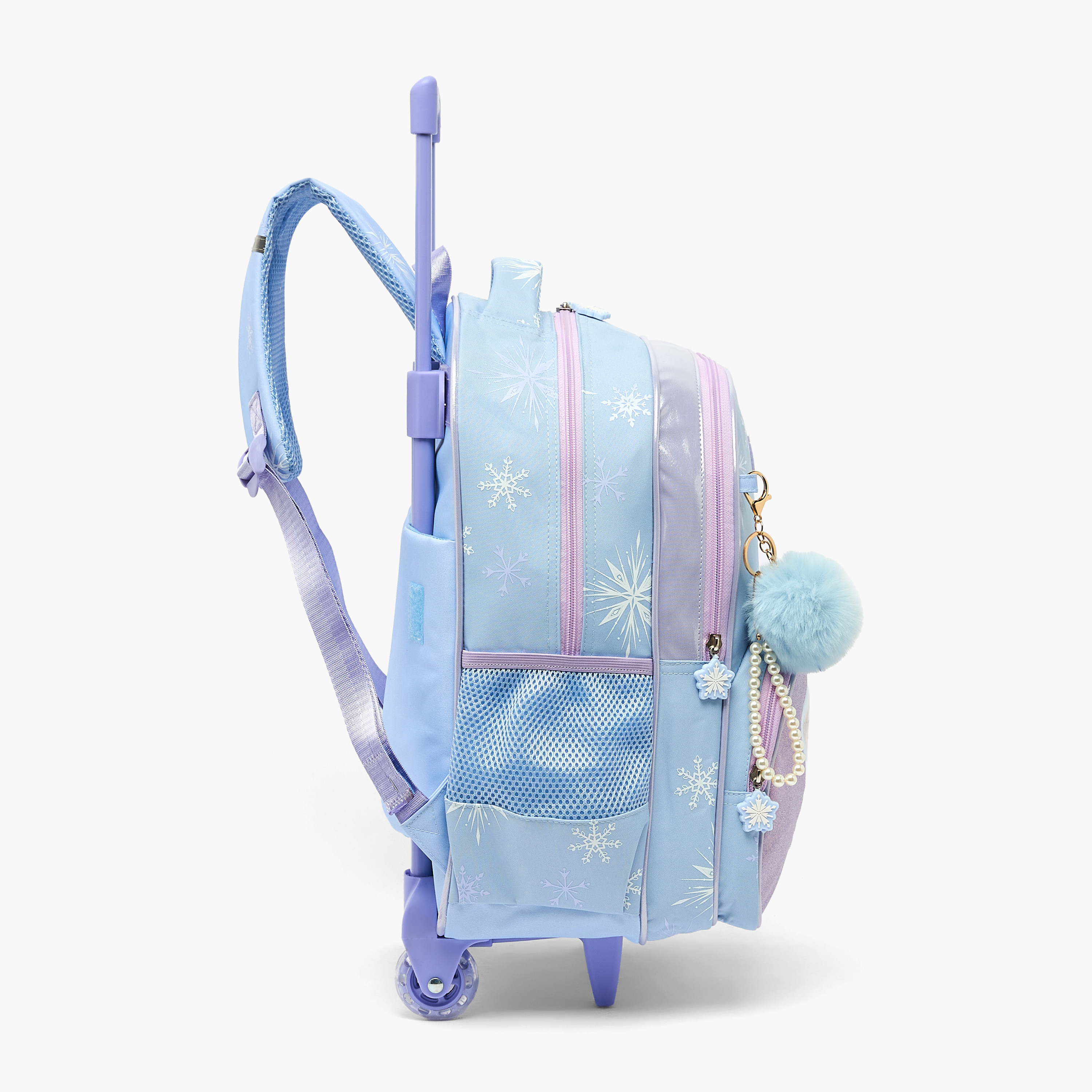 شنطة ترولي بطبعة Frozen للبنات من 5-8 سنوات مع عجلات متينة من ديزني - 16 بوصة-school-bagsandbackpacks-trolleybags-image-8