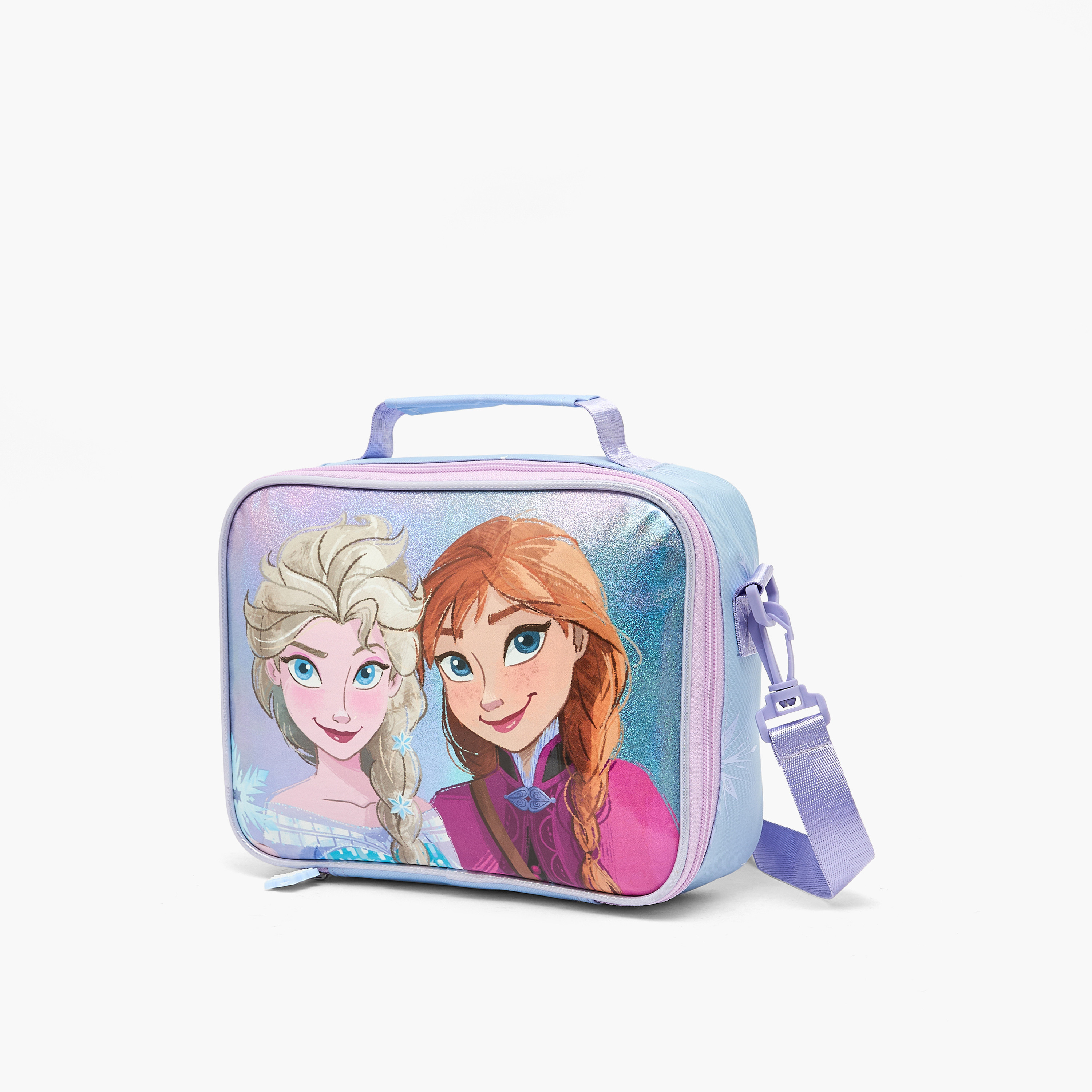 شنطة غداء بطبعة فروزن للبنات من 5-8 سنوات بسحاب إغلاق من ديزني-school-lunchessentials-lunchbags-image-3