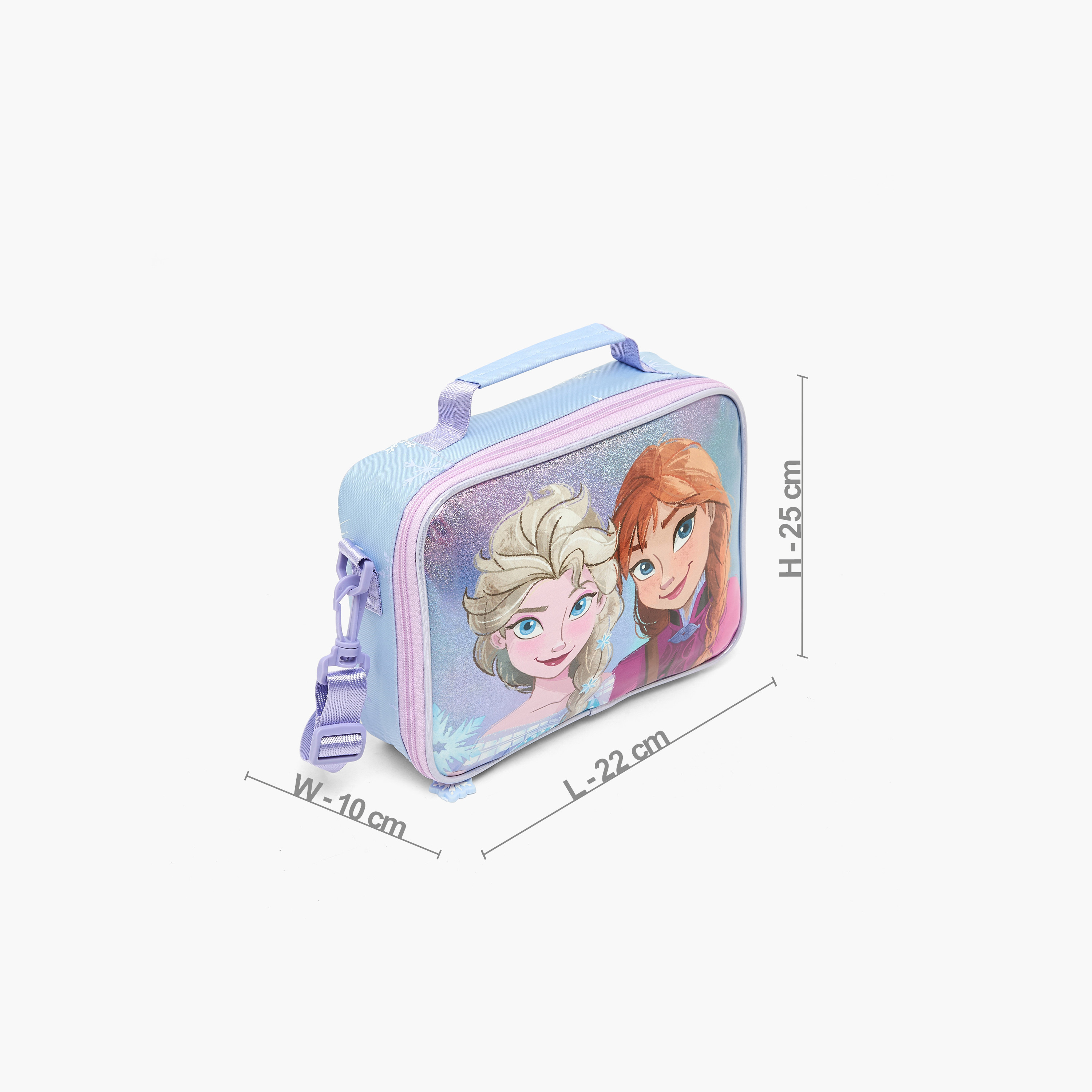 شنطة غداء بطبعة فروزن للبنات من 5-8 سنوات بسحاب إغلاق من ديزني-school-lunchessentials-lunchbags-image-9